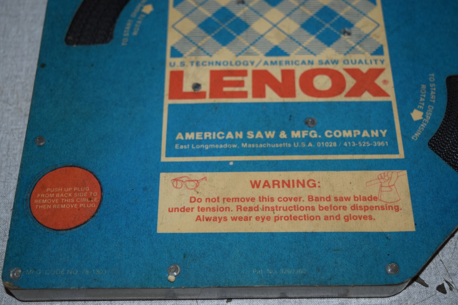 Lenox Band Saw Blade 78-1303 Carbon Steel 1/4″