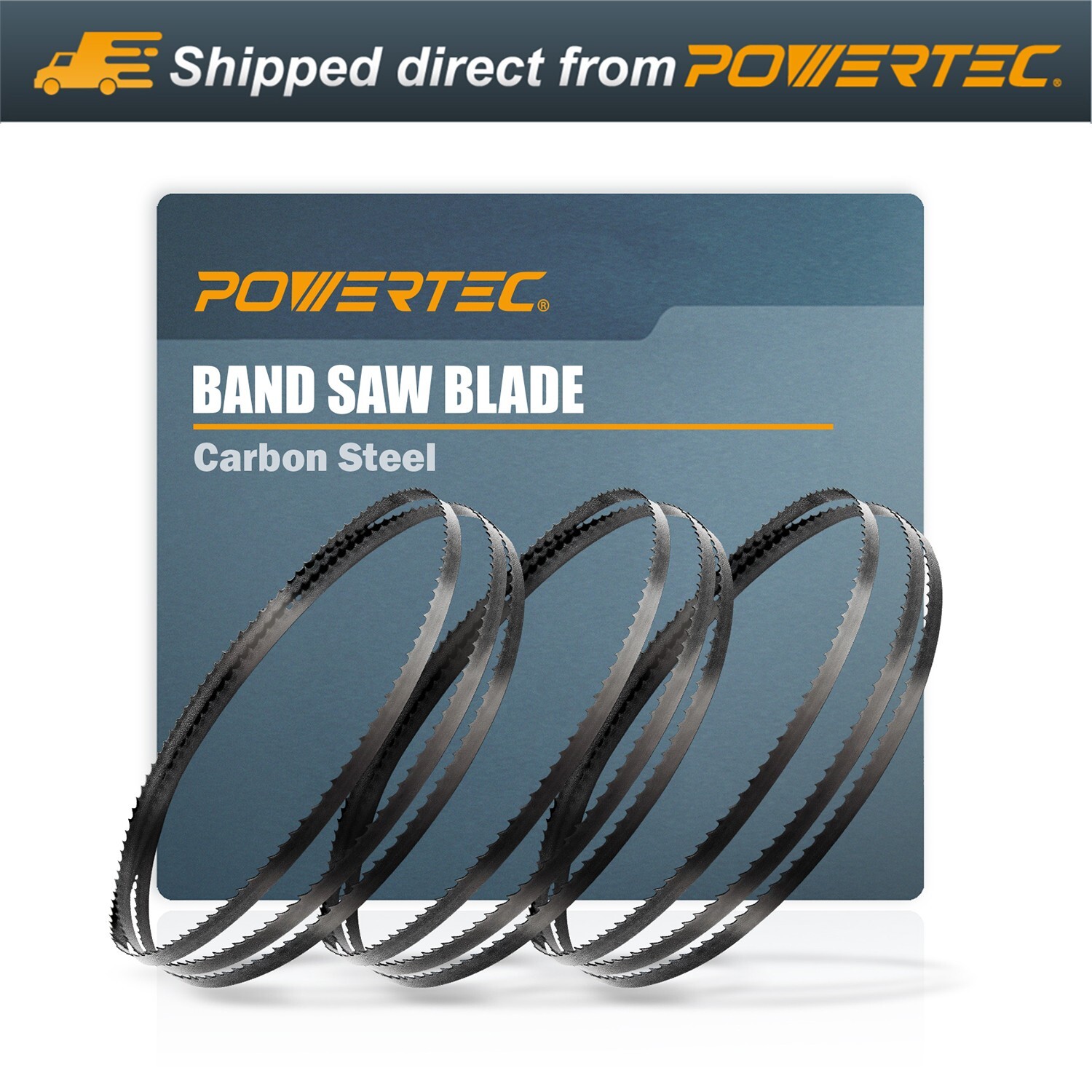 POWERTEC 13606 Bandsaw Blades 70.5 Inch Assortment for Woodworking, 3PK