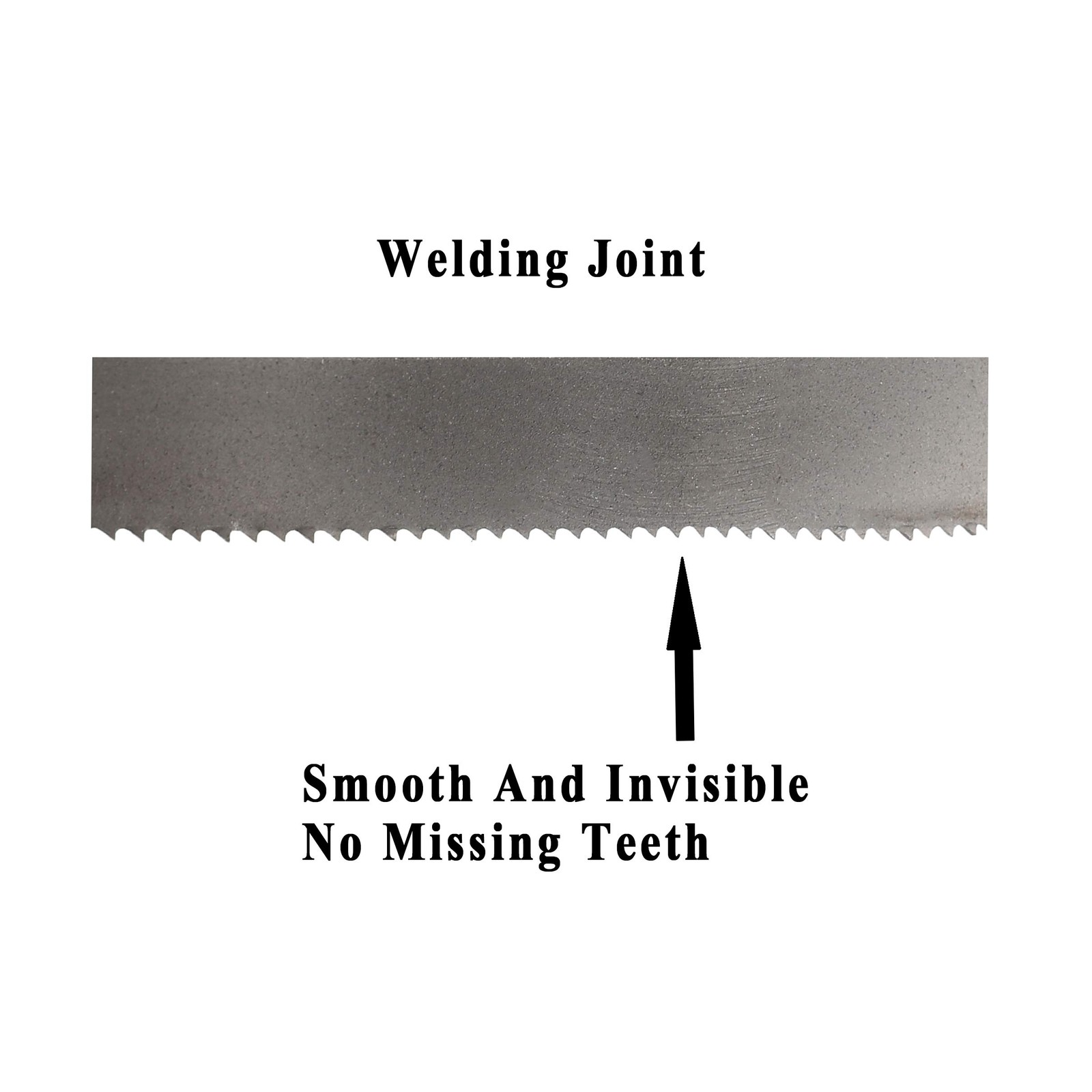 Imachinist S62121418 62″ Long, 1/2″ Wide, 0.025″ Thick, 14/18TPI, Silver