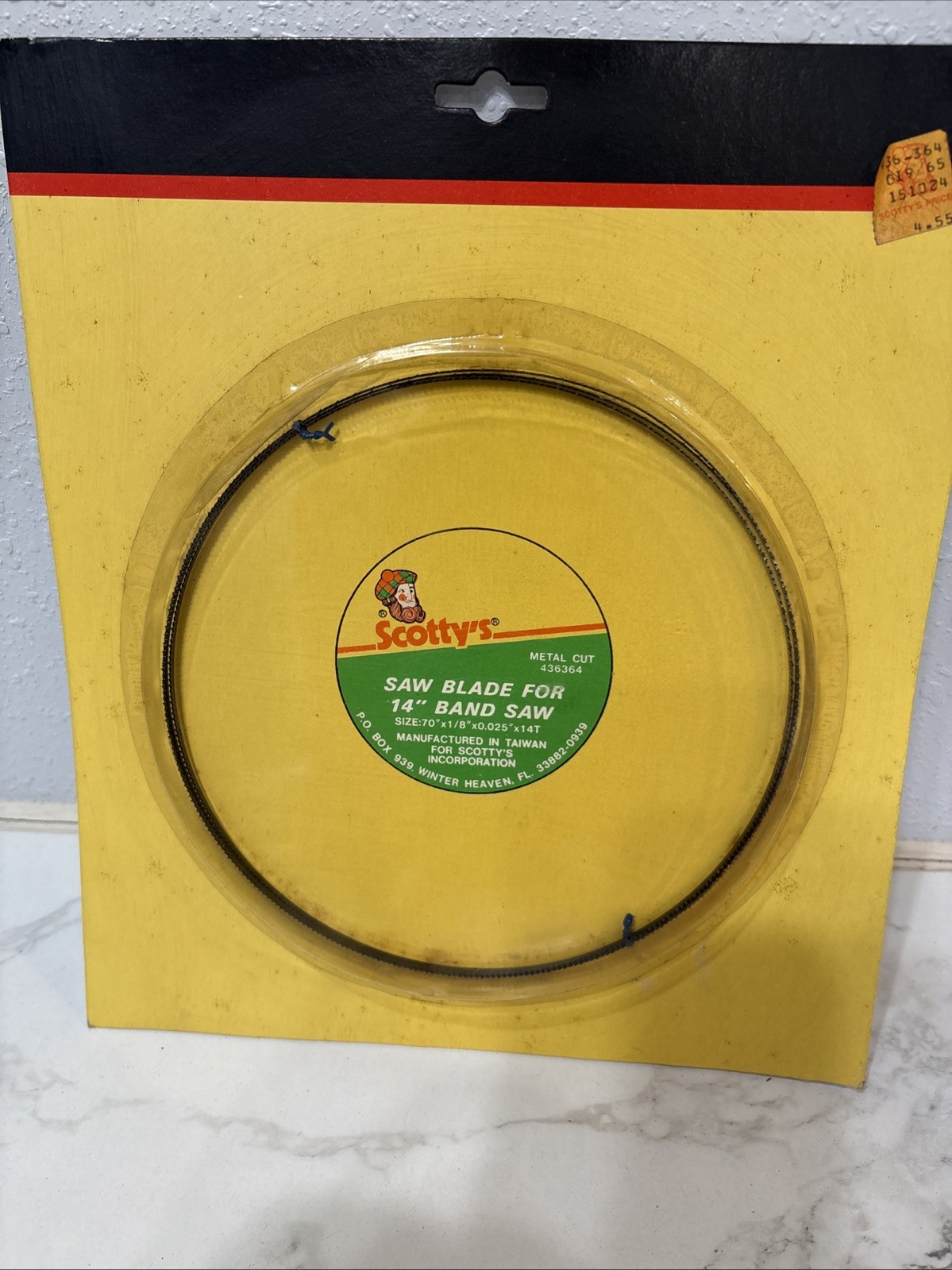 70”x1/8”x0.025”x14t Metal Cut Saw Blade for 14” Band Saw