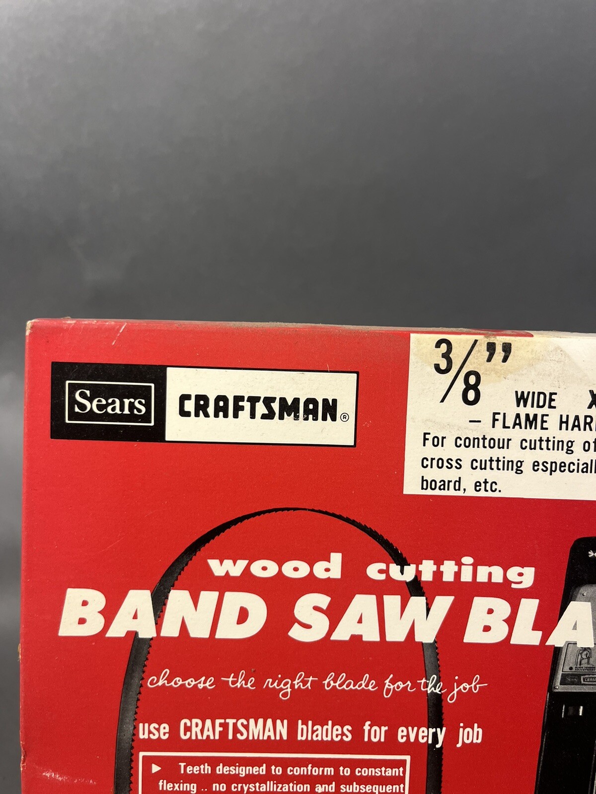 Craftsman 80″ Band Saw Blade 3/8″ Wide 4 Teeth Inch USA
