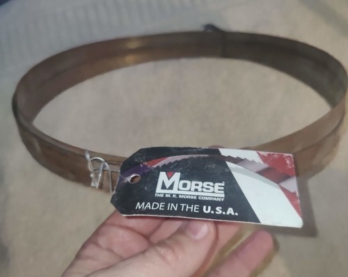 Morse Zhbfr06 -7’9 Band Saw Blade 7 Ft. 9 In L, 3/4″ W, 6 Tpi, Carbon Steel, NEW