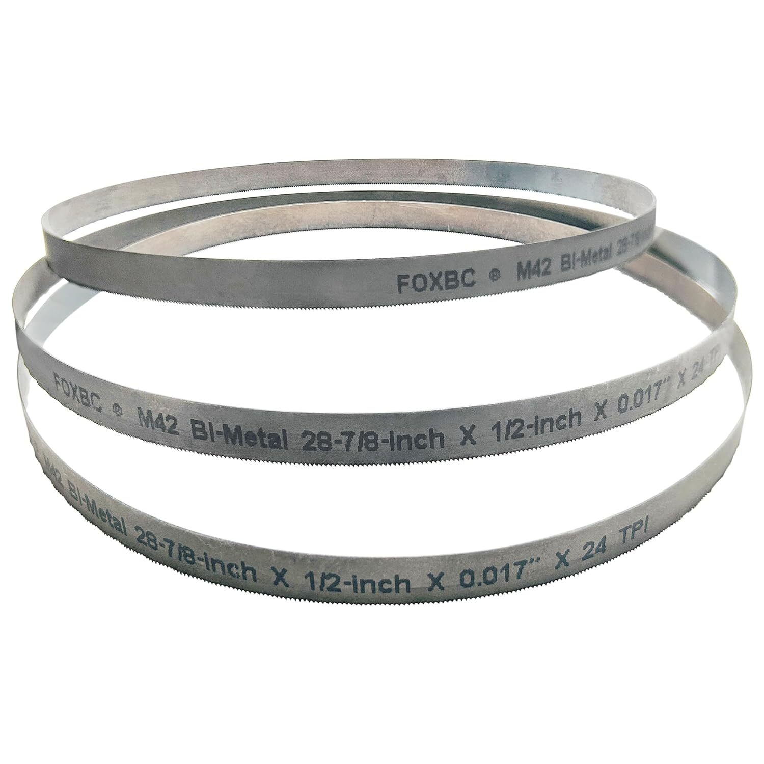 28-7/8 X 1/2 in Bandsaw Blades 24 TPI for Compact Portable Band Saw Blade 3-Pack