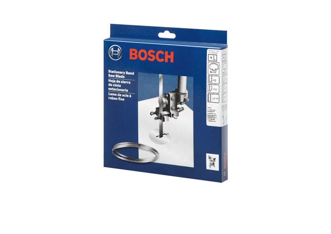 Bosch BS6412-24M 64-1/2-in L X 1/2-in W X 24 TPI High Speed Steel Bandsaw Blade
