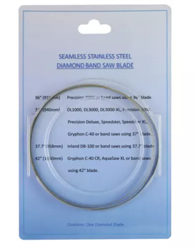59.5”x1/8″(1511*3.17/6.3mm)Diamond Coated Replacement Band Saw Blade for GS-50
