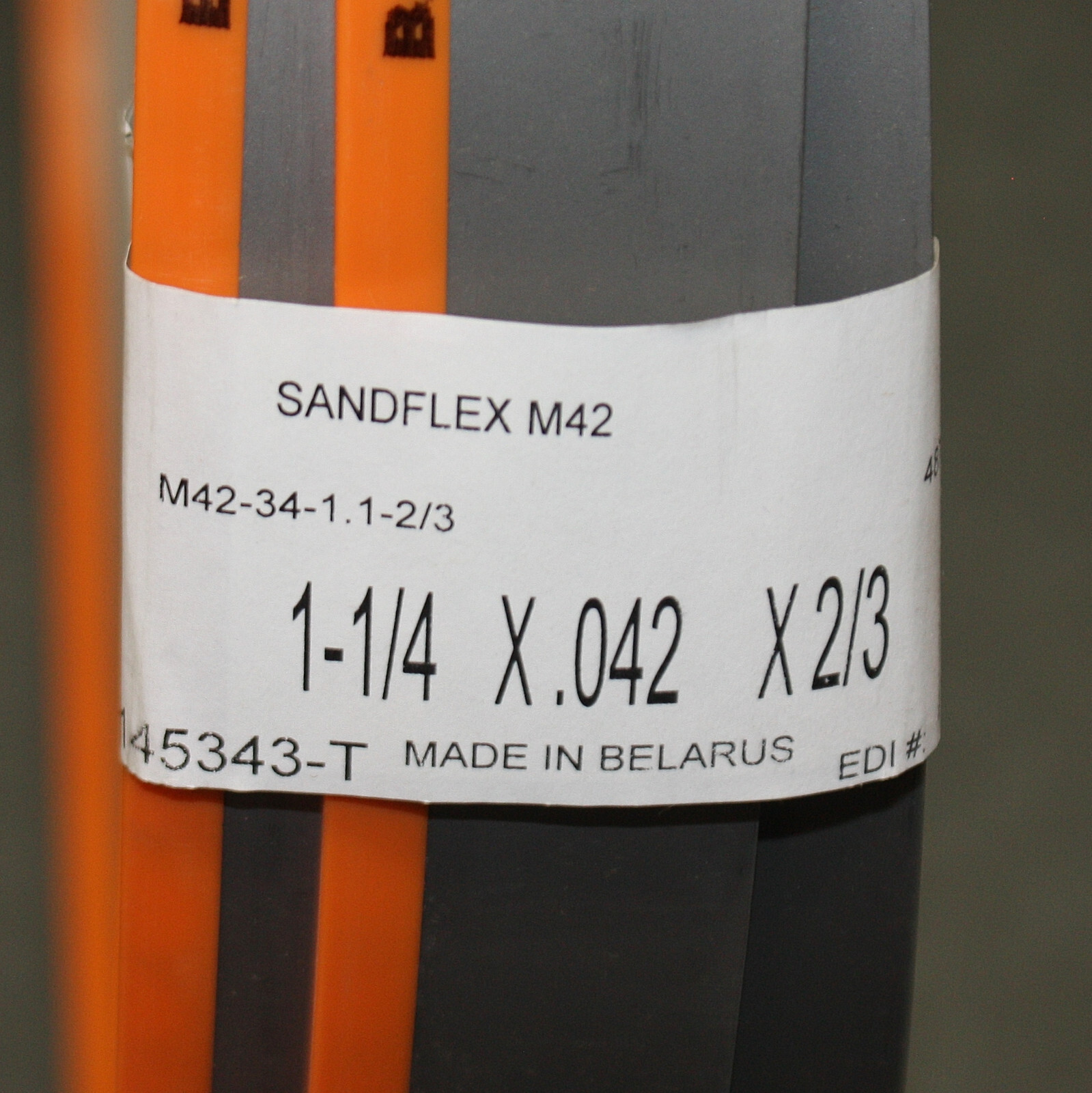 (7) Bahco Sandflex Band Saw Blades M42-34-1.1-2/3, Sand Flex, 16′ x 1-1/4″, 2/3