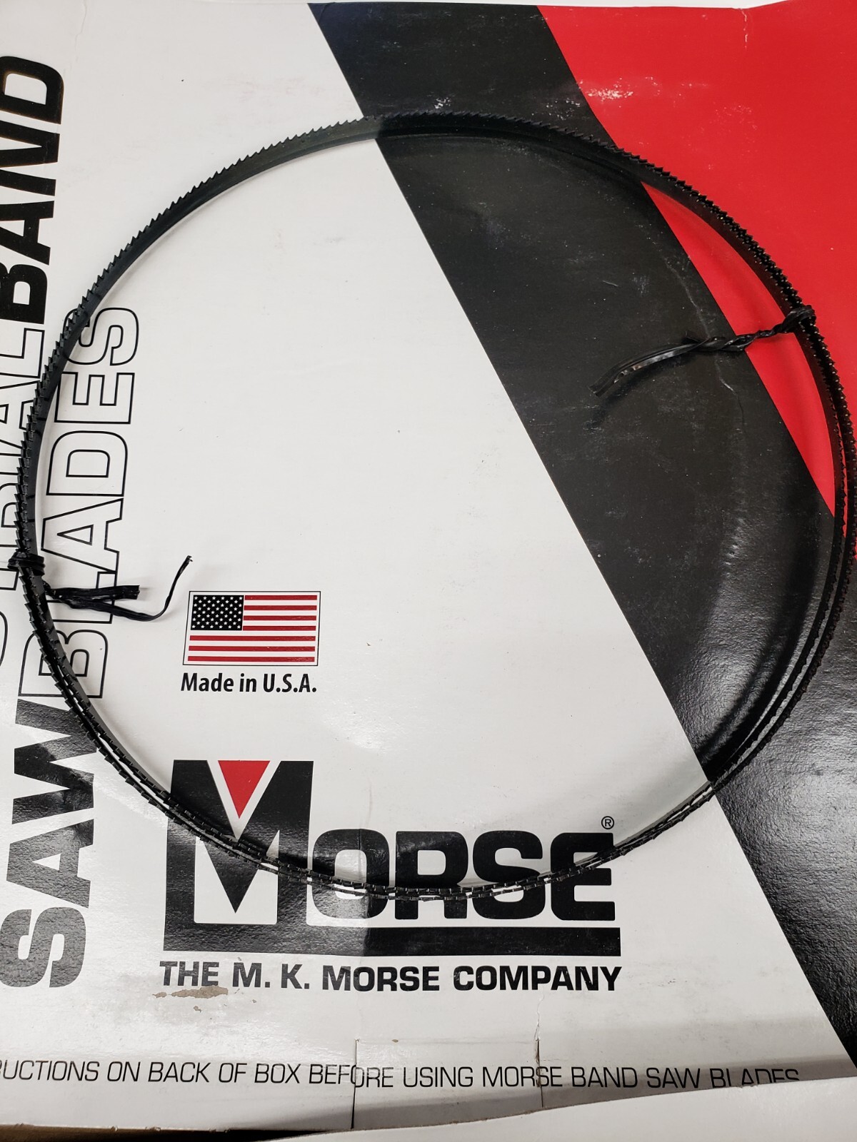 Qty/5 Morse QSHEF Band Saw Blade 6 Ft. 8 In L 1/4″ W 10 Tpi