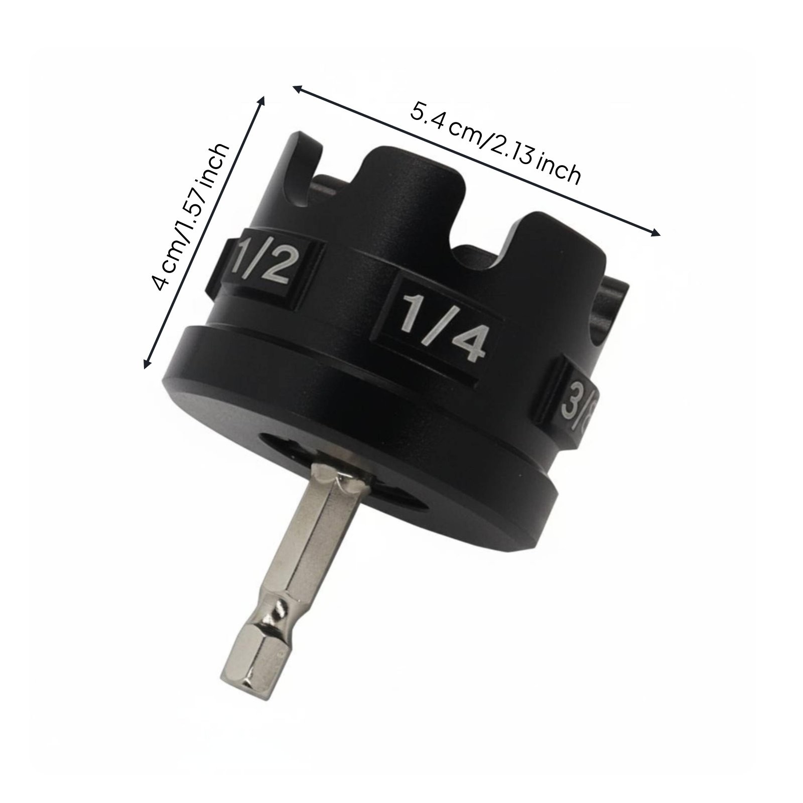 Nut Fastener Attachment Multi-Diameter Power Tool Accessory for Electricians