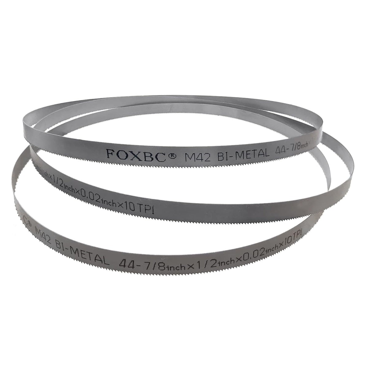 44-7/8″ x 1/2″ x .020″ Bandsaw Blades 10 TPI, for Milwaukee 48-39-0501, 3-Pack