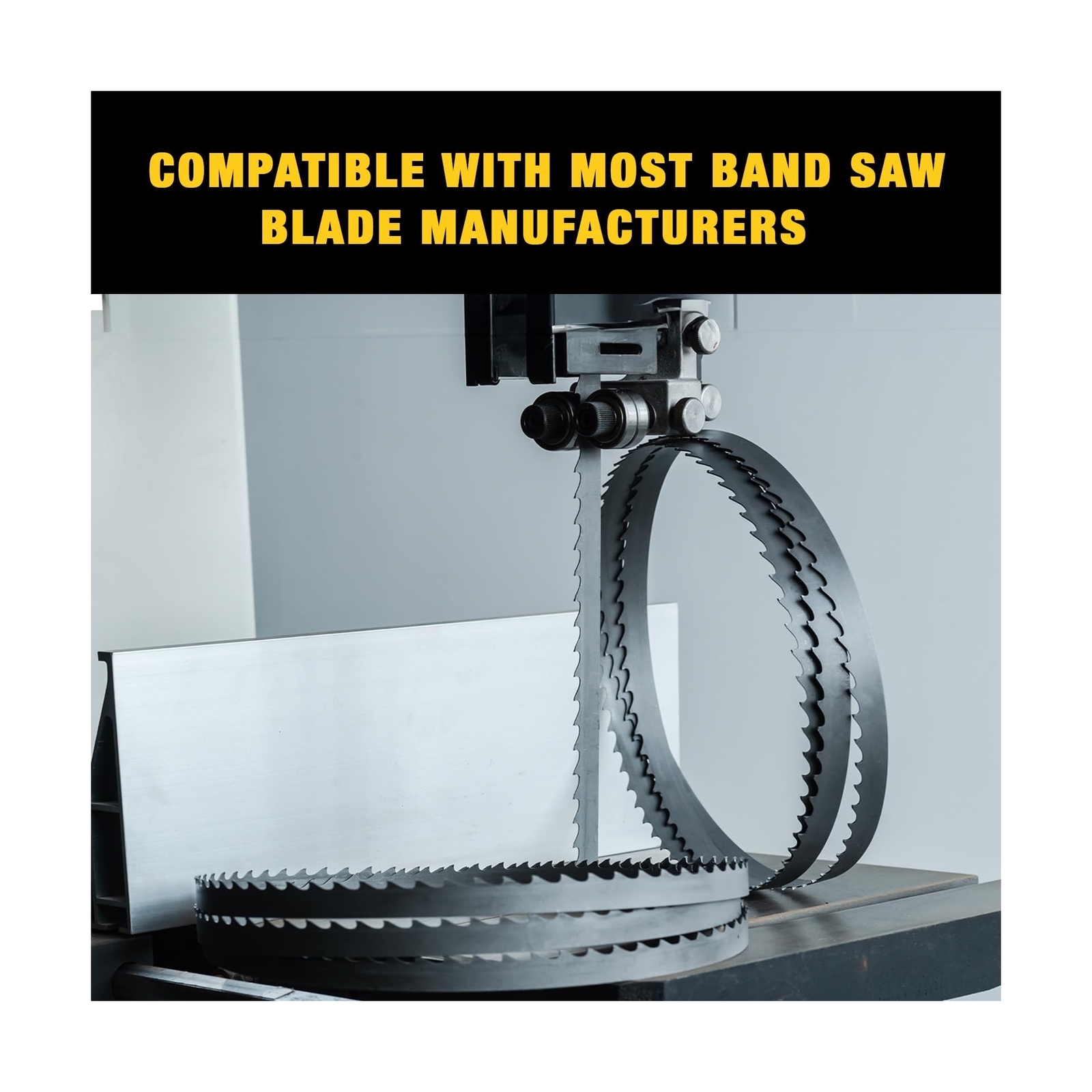 Dark Stone DS23424 Carbide-Tipped Band Saw Blade 142 Inch x 3/4 Inch, 2 TPI f…