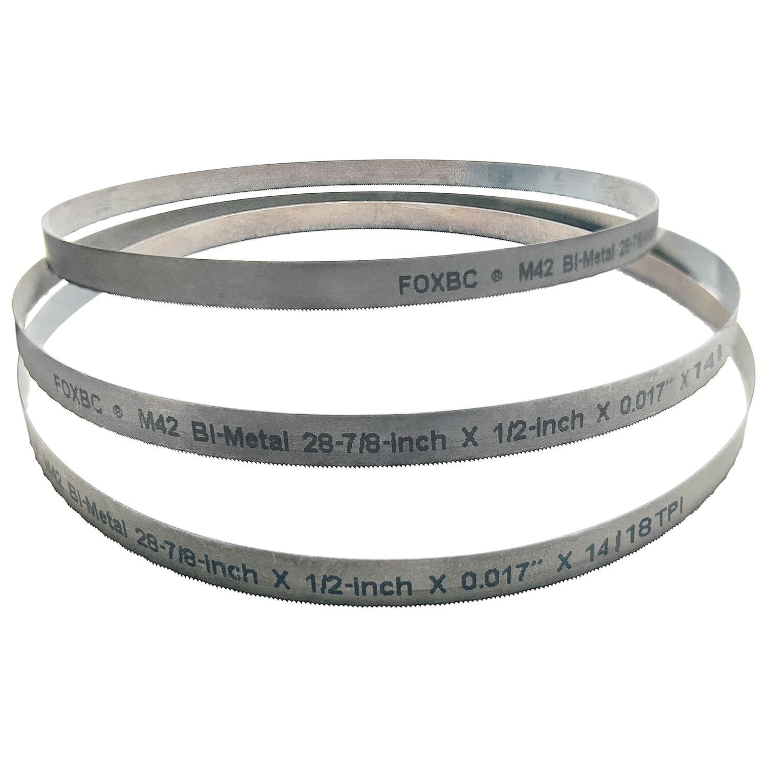 28-7/8 inch Bandsaw Blades 14/18 TPI for Compact Portable Band Saw Blade, 3-Pack