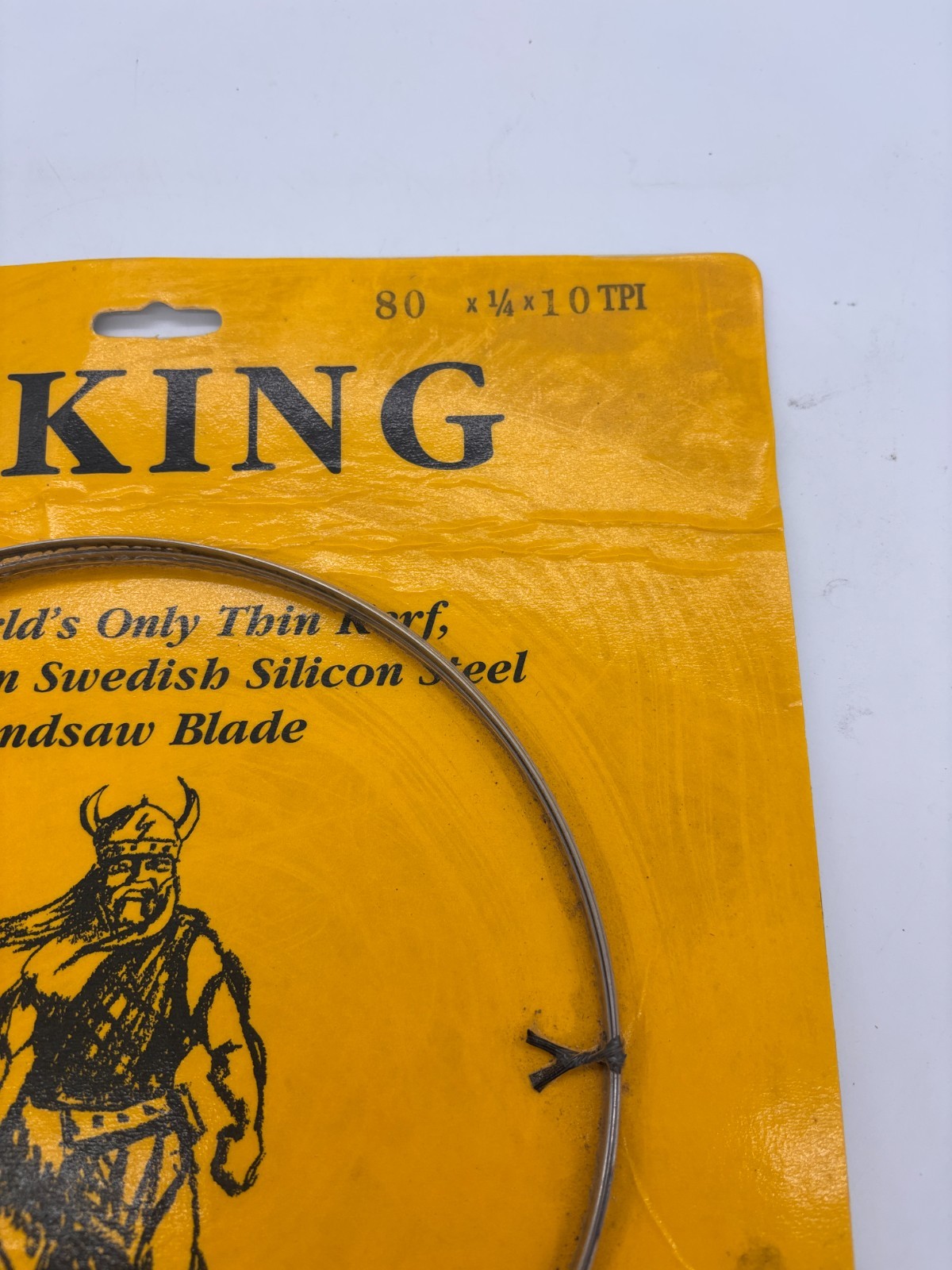 Viking Bandsaw (2) Blades 80×1/8×14 & 80×1/4×10 TPI Swedish Steel New sealed