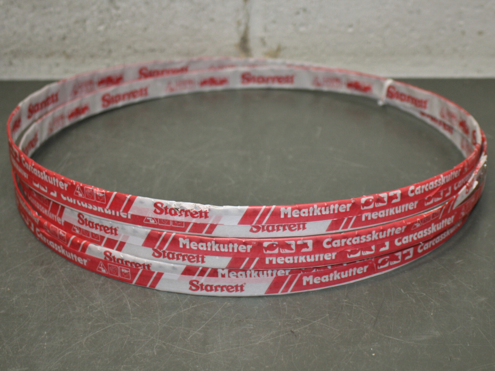 (24) Starrett CarcassKutter Band Saw Blades 94370-127-1/3W, 10′ 7-1/4″ x 3/4″