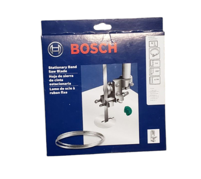 New In Box Bosch BS80-6W 80″ Bandsaw Blade 1/4″ width .020″ Gauge 6 TPI