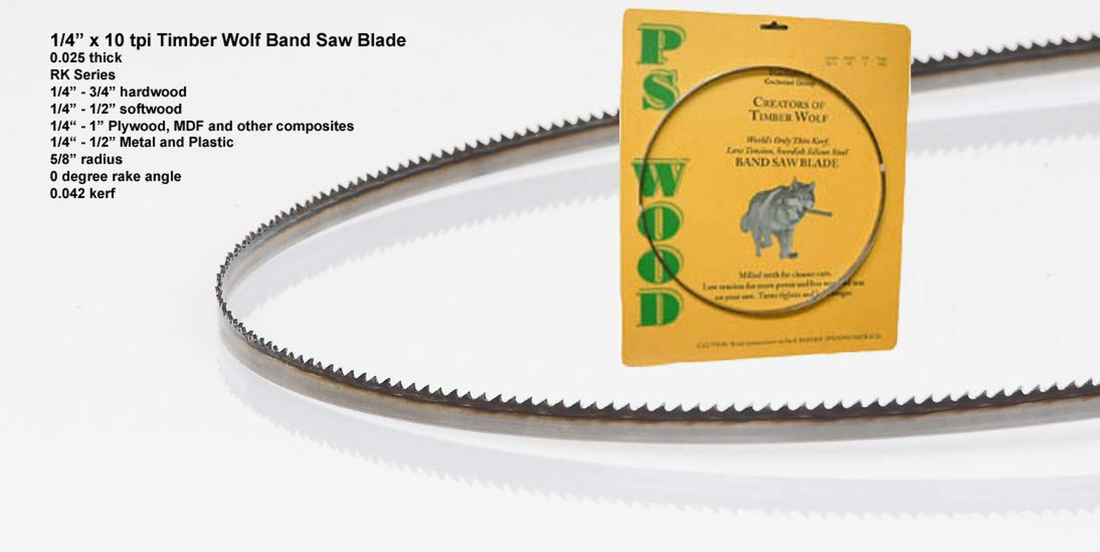 92 1/2 x 1/4 x 10tpi Band Saw Blade fits 14” Buffalo, 14” Central, 14” Dayton 3