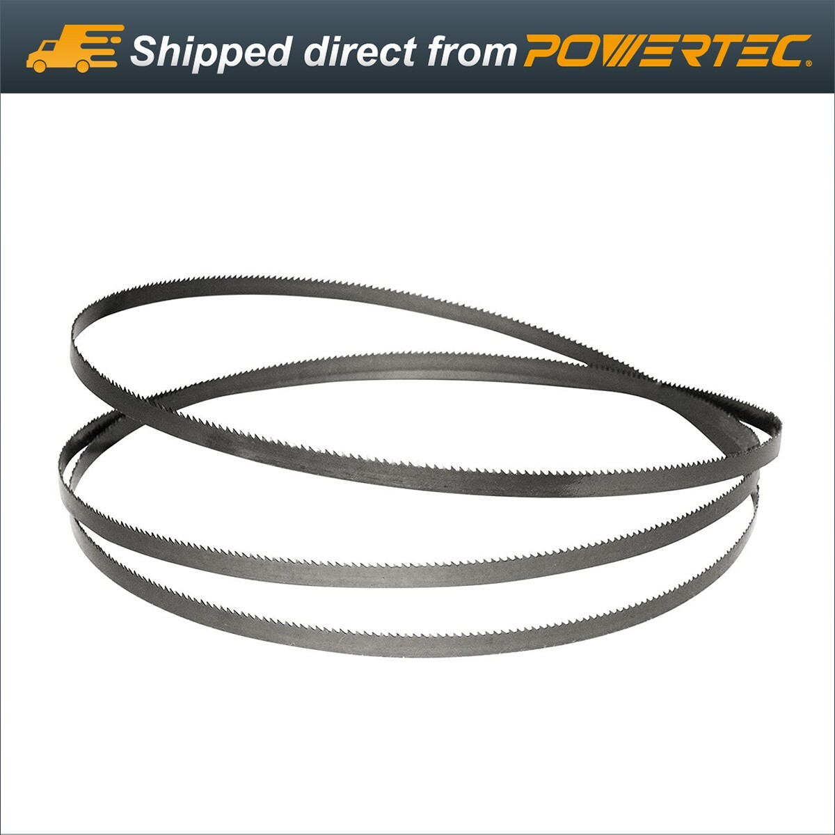 POWERTEC Band Saw Blade 70-1/2″ x 1/4″ x 24 TPI High Carbon Steel 13185