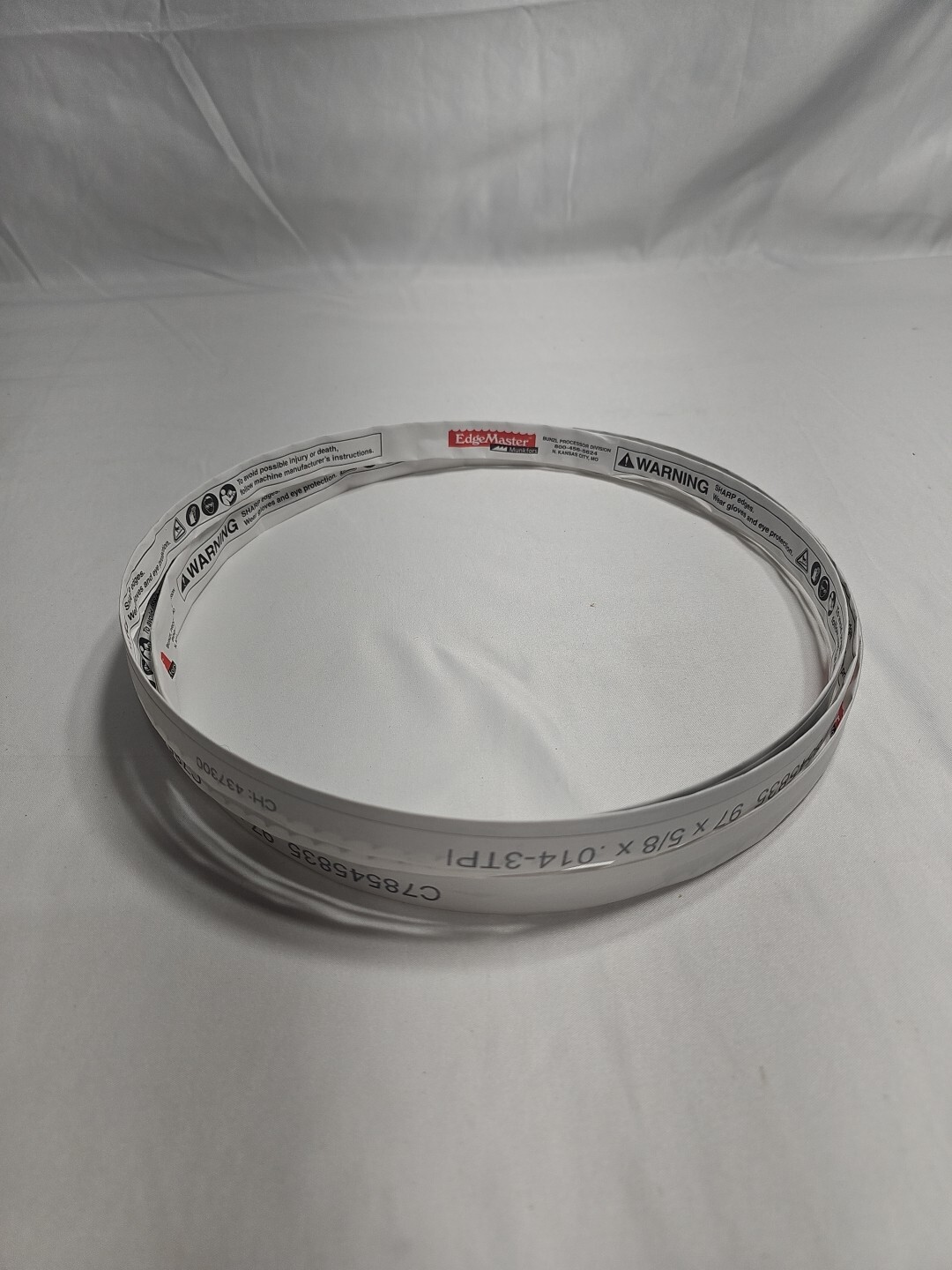 (5-Pk) Edgemaster Munkfors Premier Bandsaw Blades C78545835 97 X 5/8 X .014-3TPI