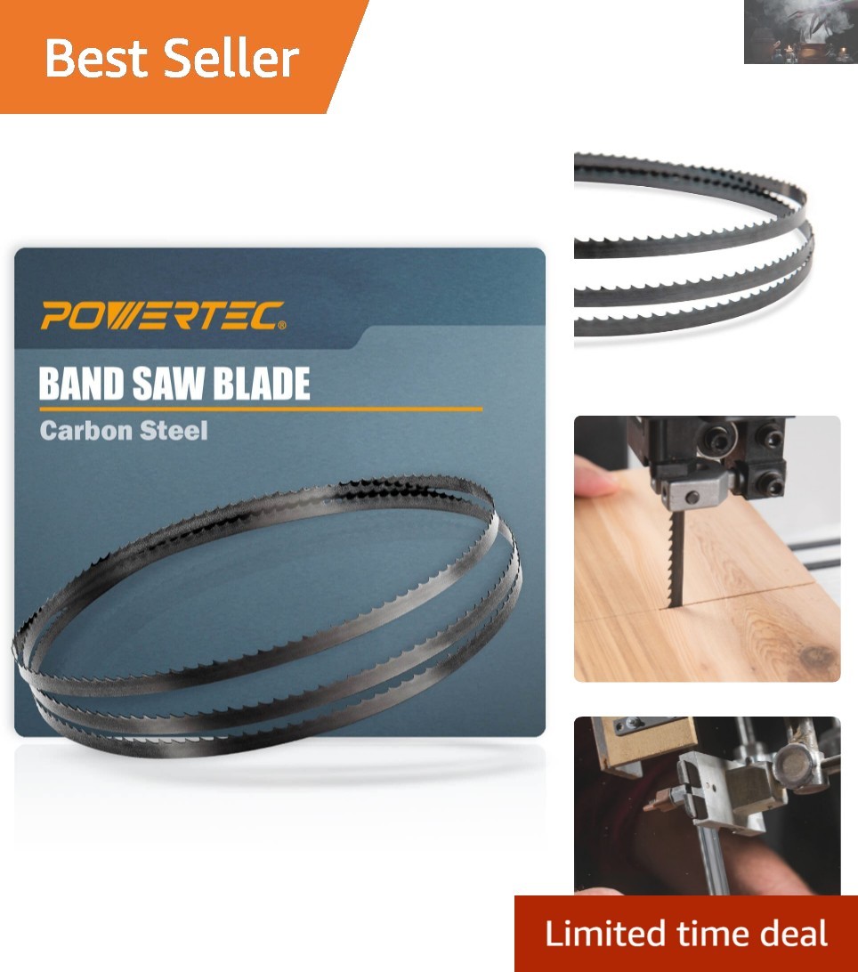 High-Performance 56-7/8″ x 1/4″ Bandsaw Blades, Ideal for Wood and Metal