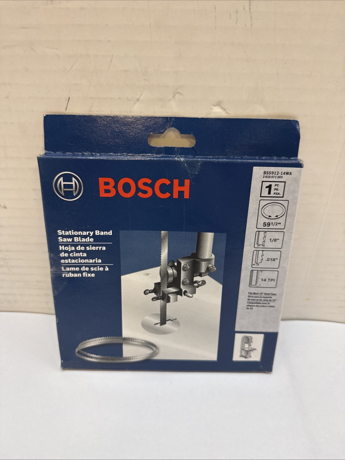 Bosch BS5912-14WA stationary band saw blade 2610071503