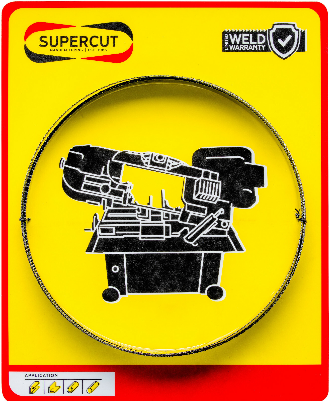 Supercut 85-inch x 3/4-inch x .035 x 10- 14 Vari TPI Premium Bimetal (USA Made)