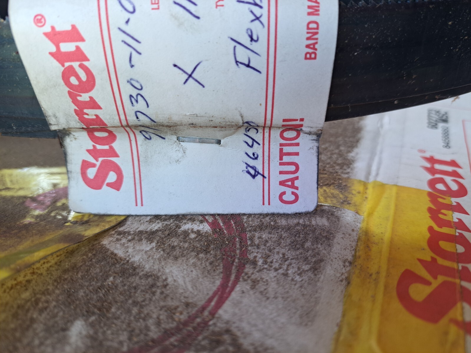 Starrett 91730-11-03 Band Saw Blade 11′ 3″ L 1″ W 10 Tpi .035″ Thick FLEX BACK