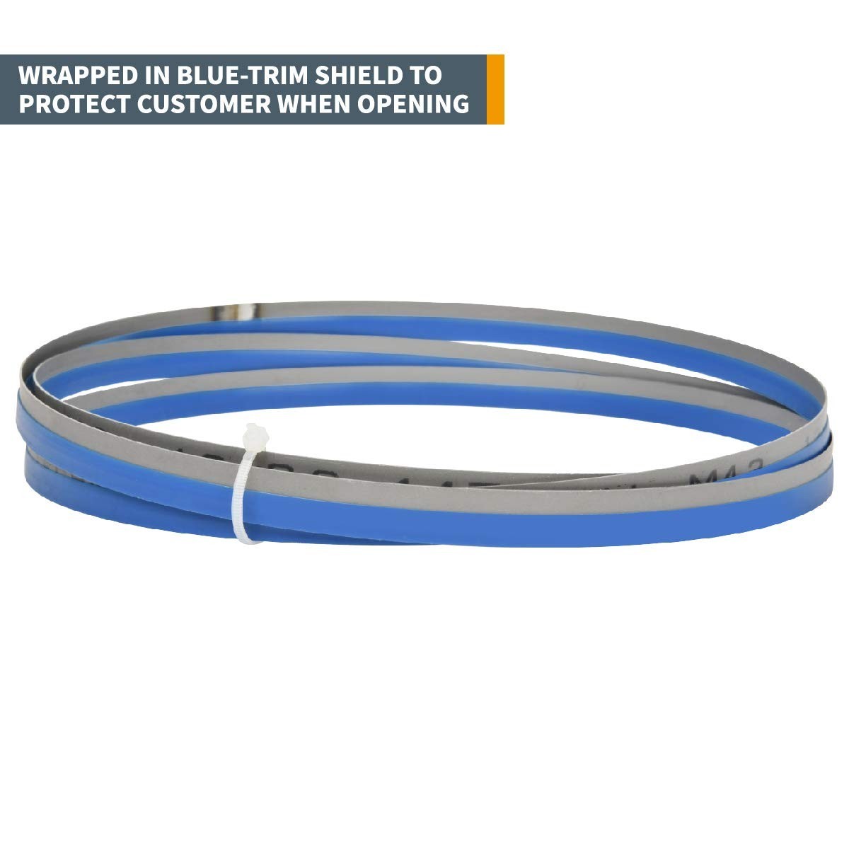 POWERTEC 93-1/2 Inch Bi-Metal Bandsaw Blades, 1/2″ x 14 TPI Metal Cutting, 2PK