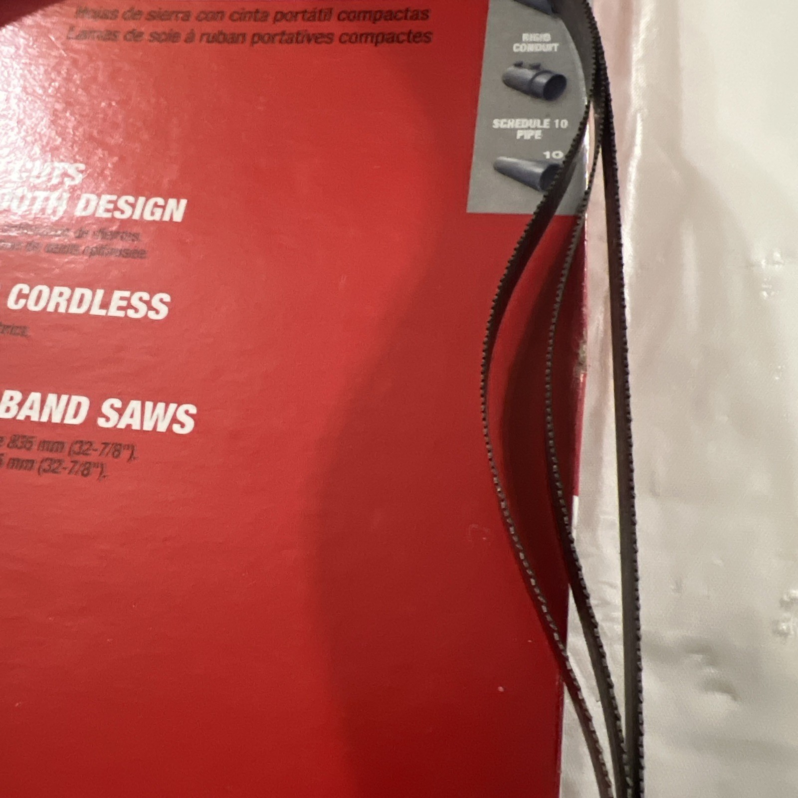 Milwaukee 48-39-0579 Band Saw Blade – Silver (Pack of 3)