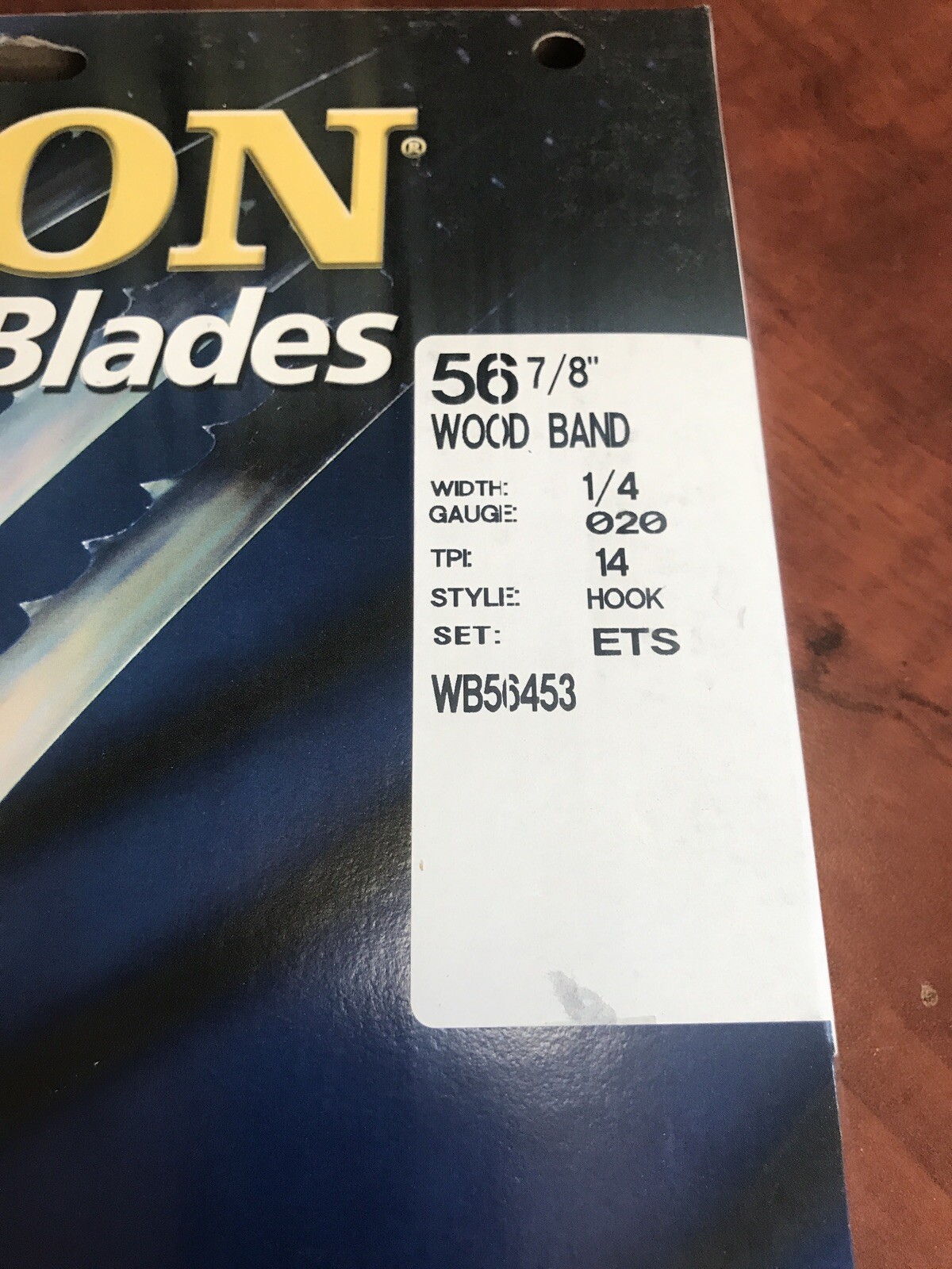 New Olson Wood Hook Band Saw Blade 56-7/8″ inch x 1/4″, 14 TPI 20 Ga WB56453