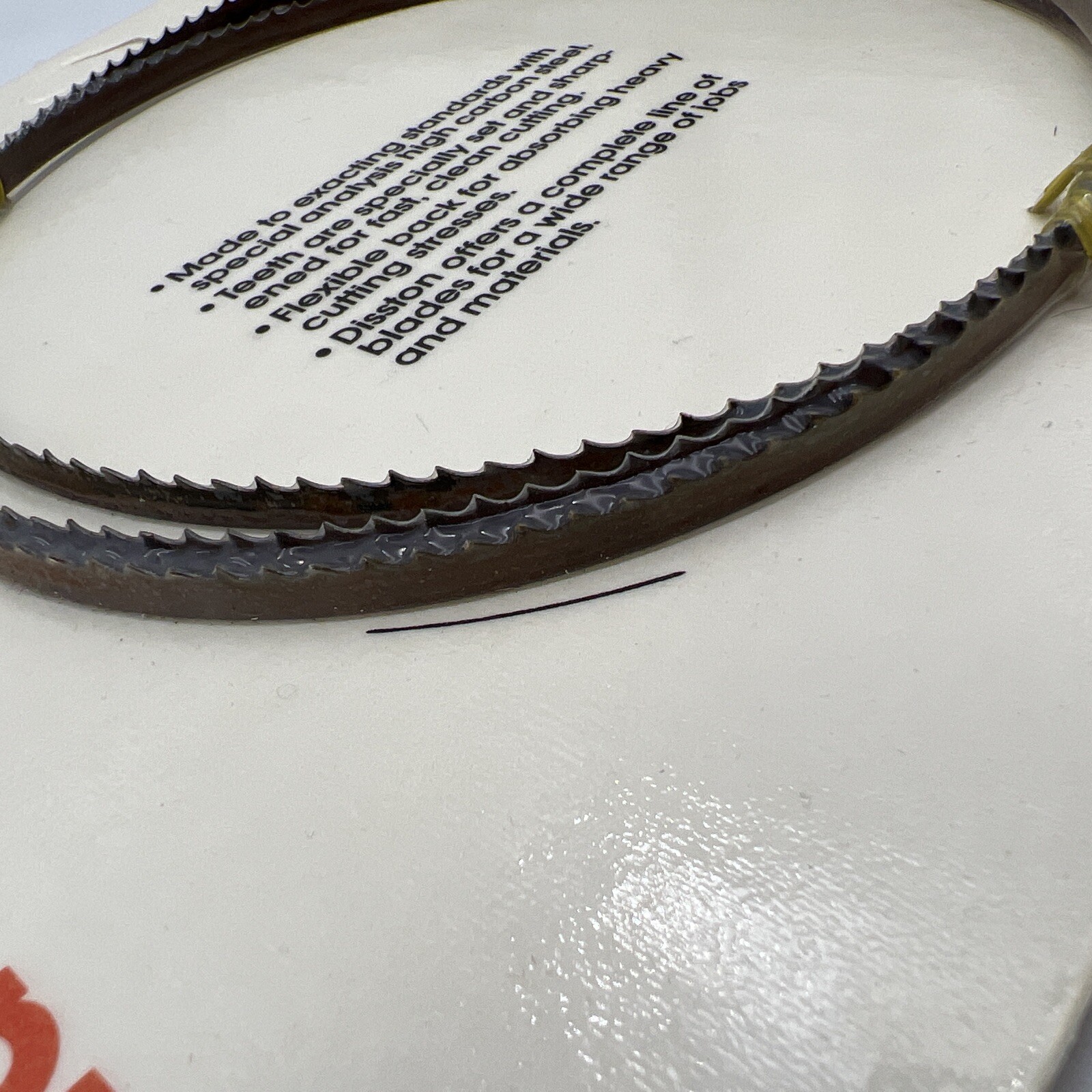 Disston Band Saw Blade 59” Length 1/4 Width .014 Thickness 6 Teeth inch 1020