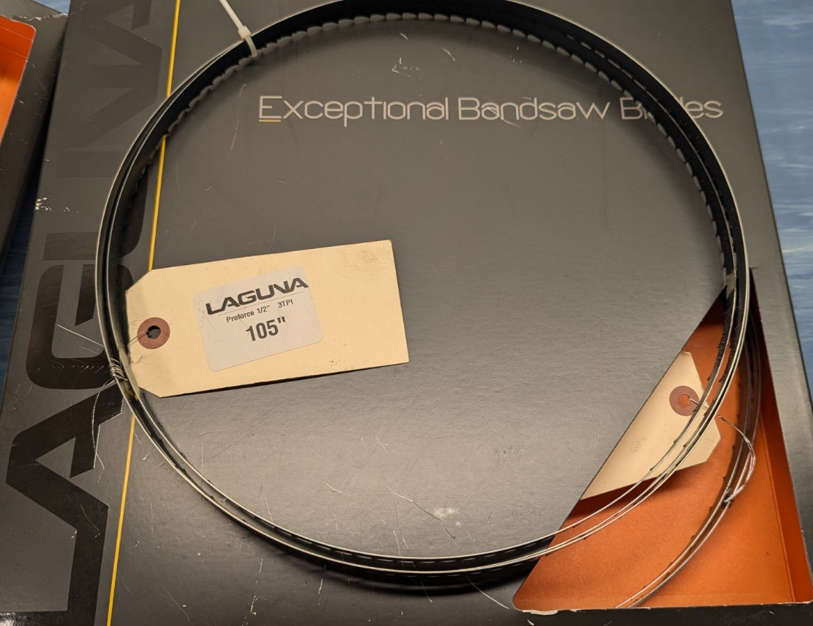 Laguna Pro Force Bandsaw Blade 1/2″ 3TPI 105″ Boxed NOS