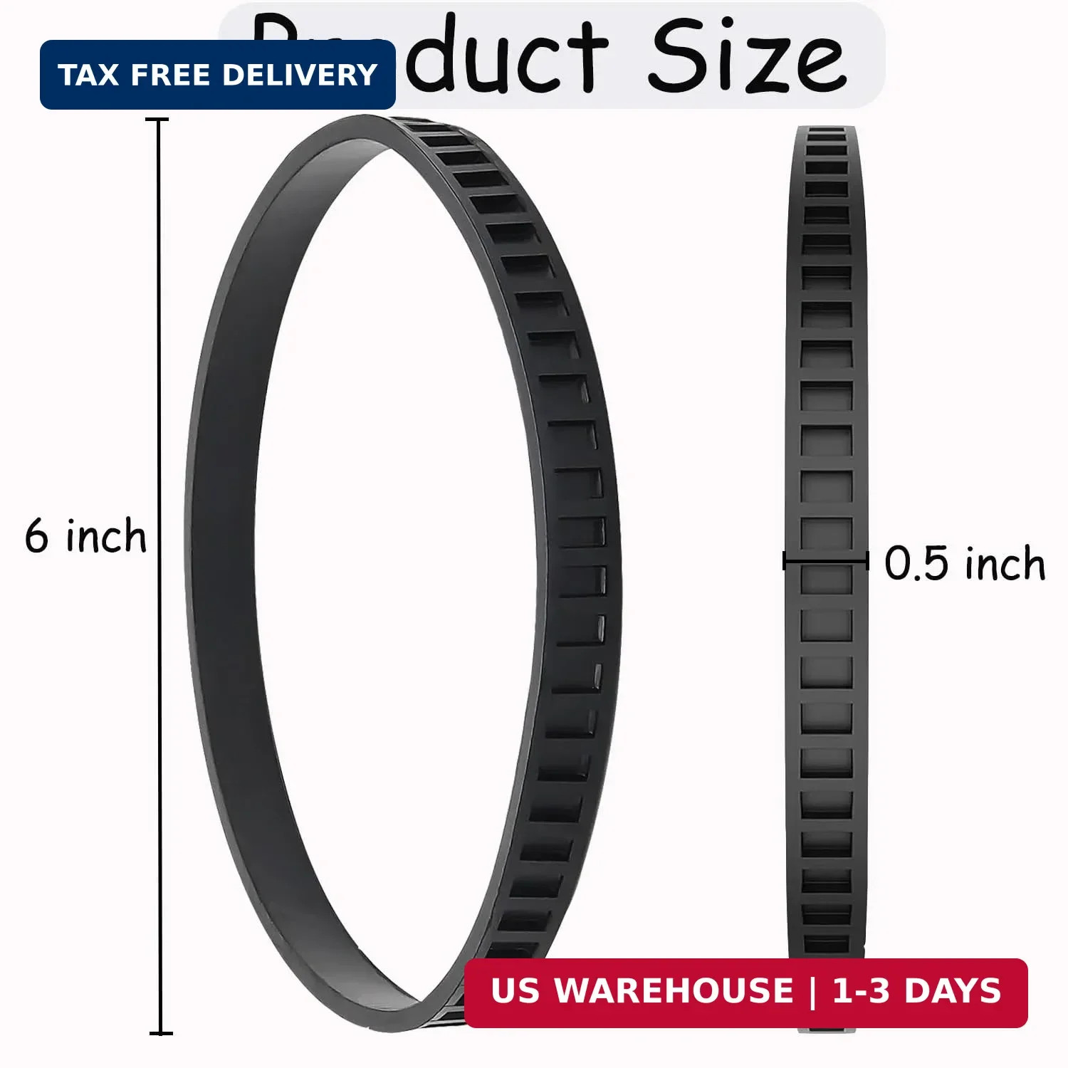 4 Pack 650721-00 Bandsaw Tires Replacement for Dewalt Band Saw Rubber Tires and