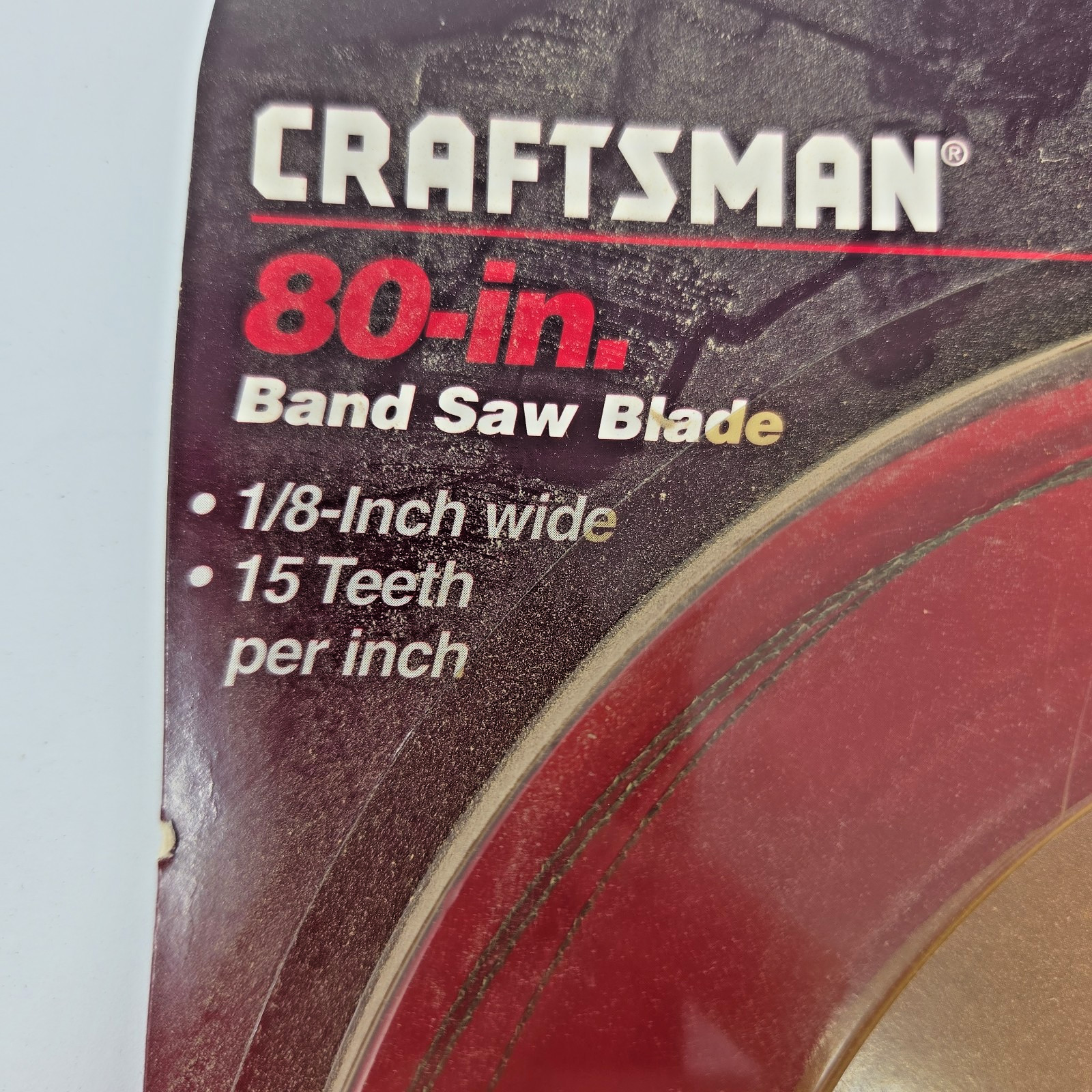 Craftsman 80” Band Saw Blade 926592 – 1/8 inch wide 15 teeth per inch, NOS