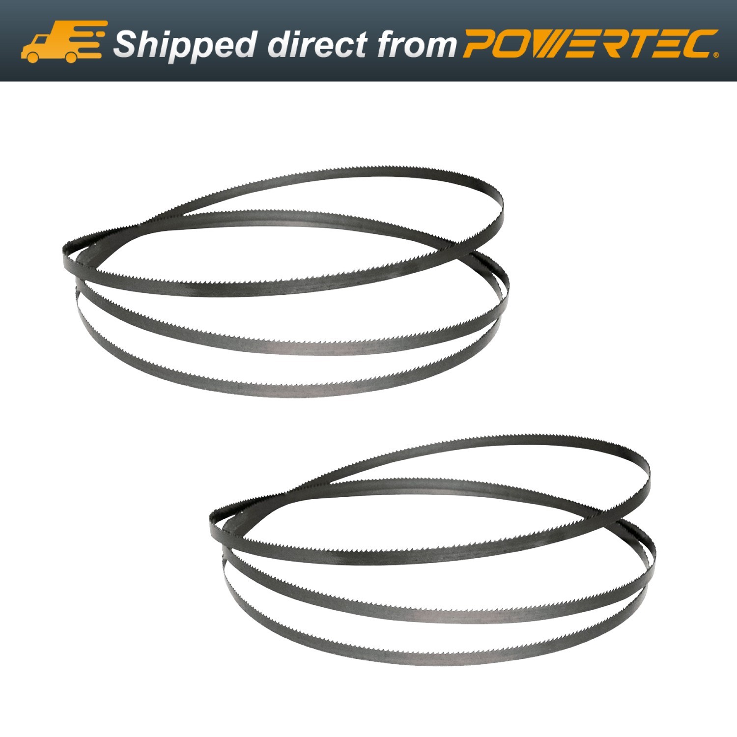 59-1/2″ Band Saw Blades 1/4″ x 6 TPI, Fits WEN Craftsman Delta 9″ Saws, 2PK