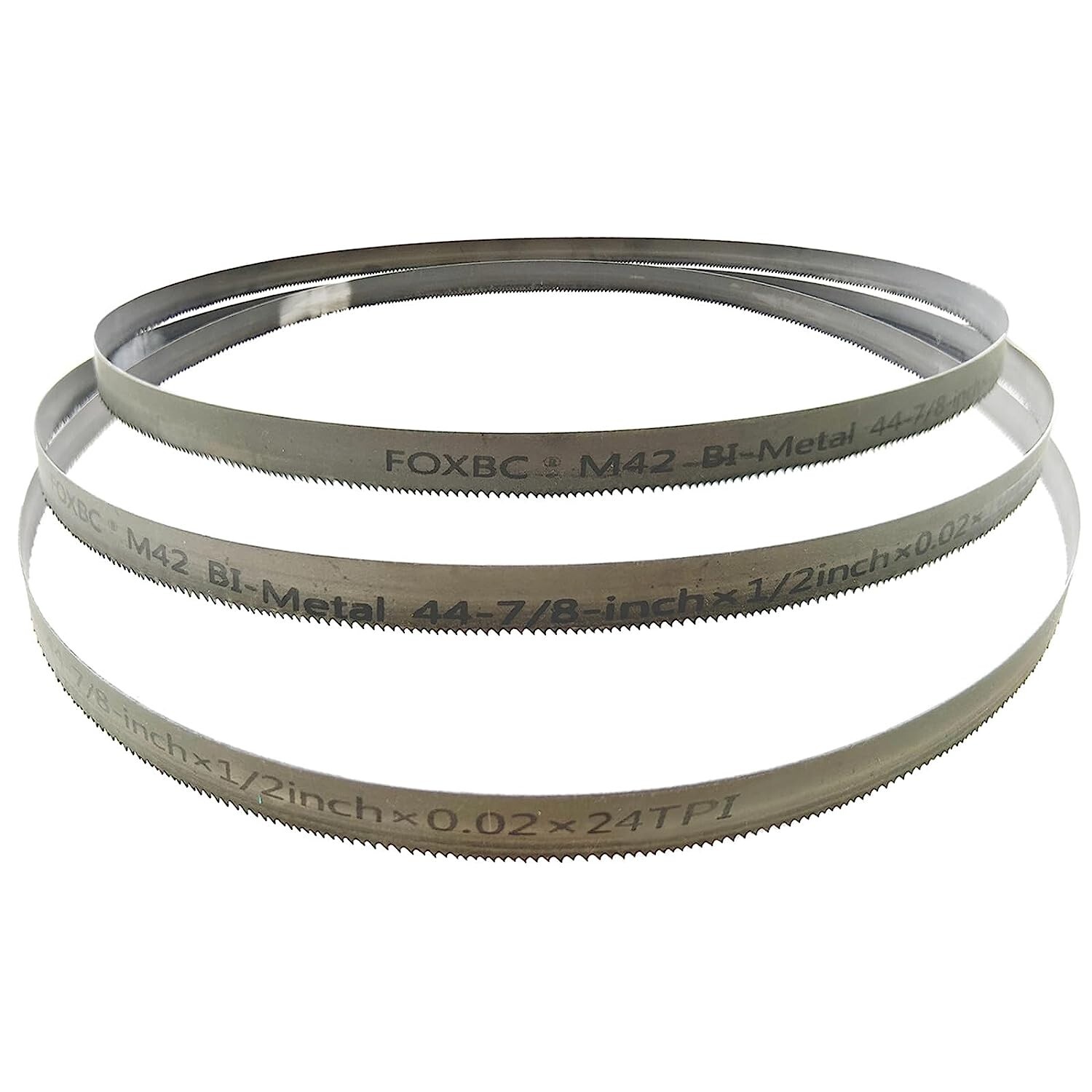 44 7/8 Inch 24 TPI Bandsaw Blade Replacement Metal Deep Cut for Milwaukee 3 Pack