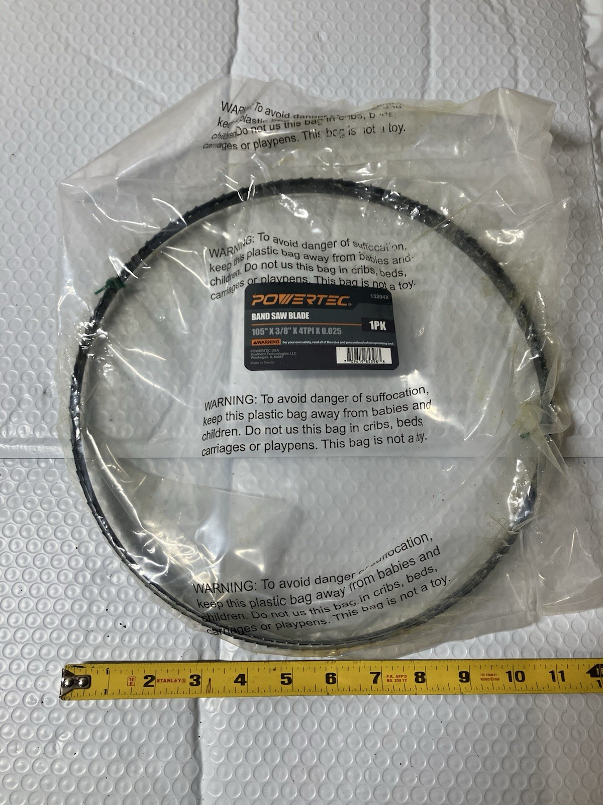 Olson 105 In. x 1/2 In. 3 TPI Band Saw Blade FB23105DB Olson Powertec 13201X