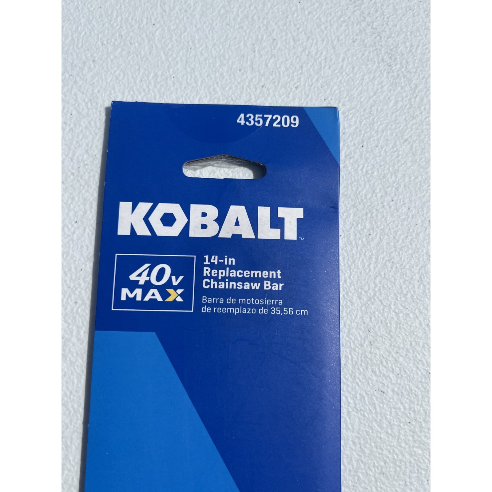 KOBALT 40V MAX 14-inch Replacement Chainsaw Bar 4357209 KSGA 1040-03