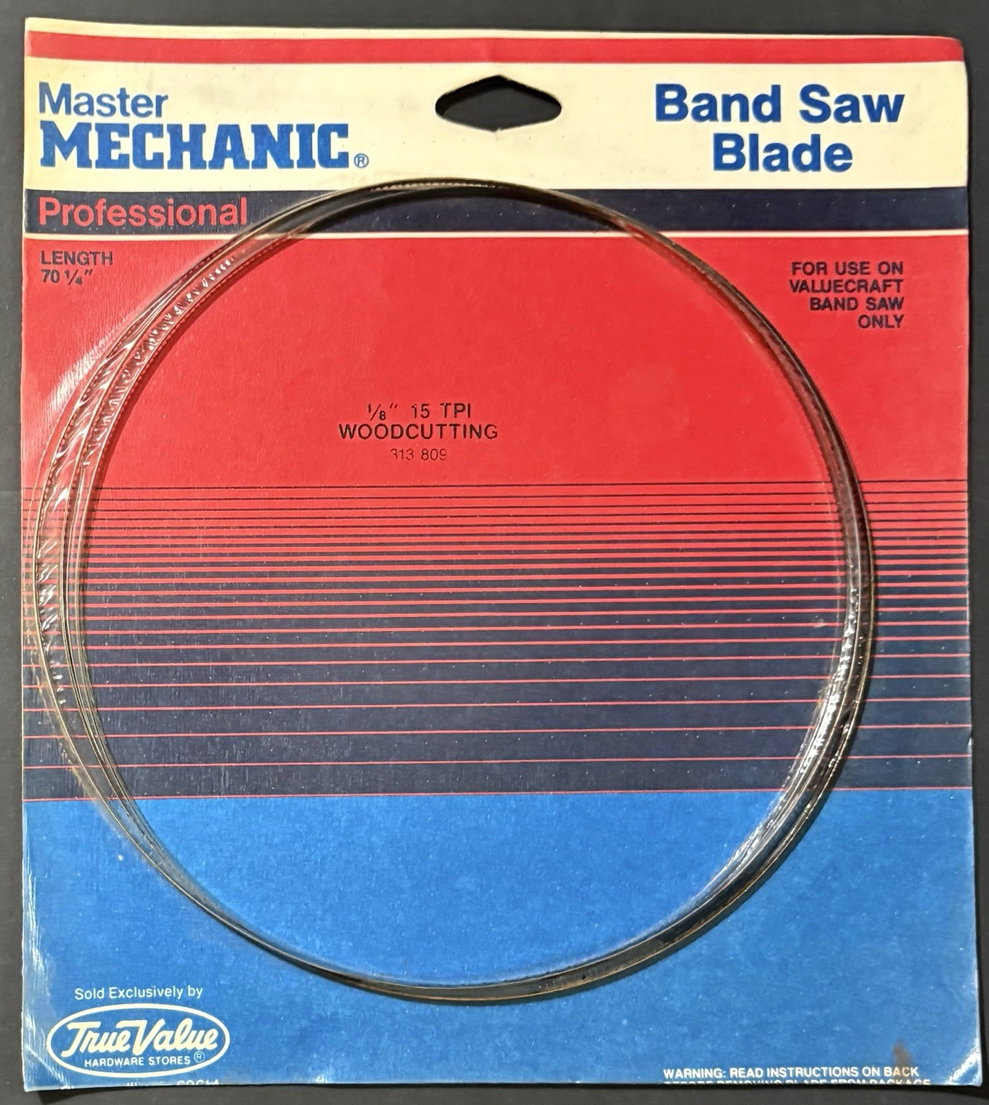 Master Mechanic Professional 70 1/4″ x 1/8″x 15 TPI Band Saw Blade 313-841