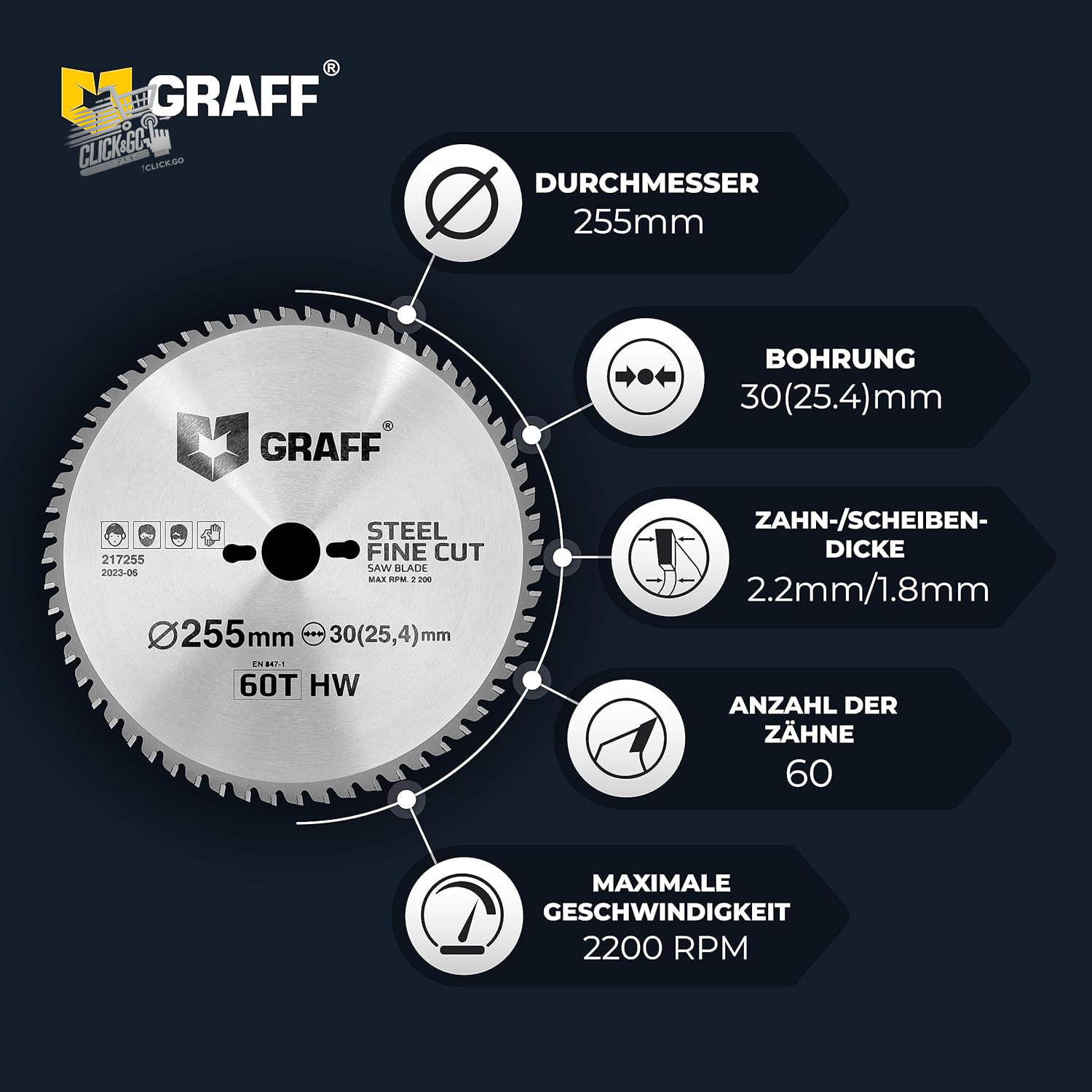 Circular Blade Wood Saw 165mm Disc Cutting Grinder 140T Flexible