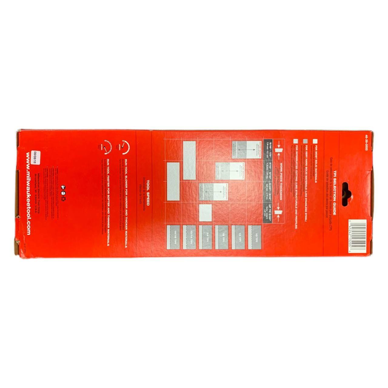 48-39-0550 10/14 TPI Standard Deep Cut Portable Band Saw Blade PK:4