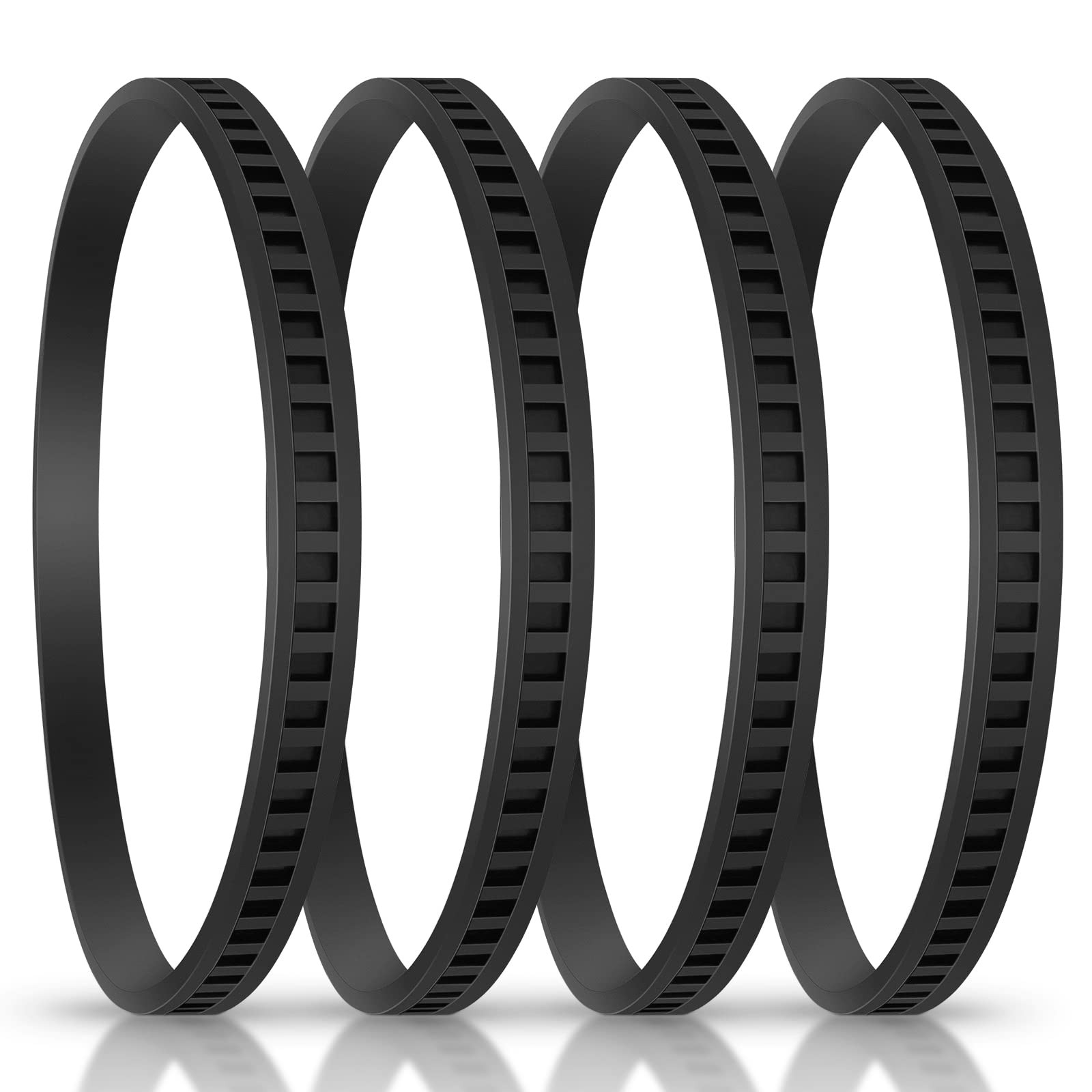 4 Pack 45-69-0010 Blade Pulley Tires Replacement for Deep Cut Band Saw Black