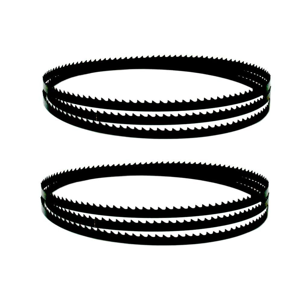 72 Inch x 3/16 Inch x 14 TPI Bandsaw Blades Wood Cutting for Delta 28-140, 2pcs