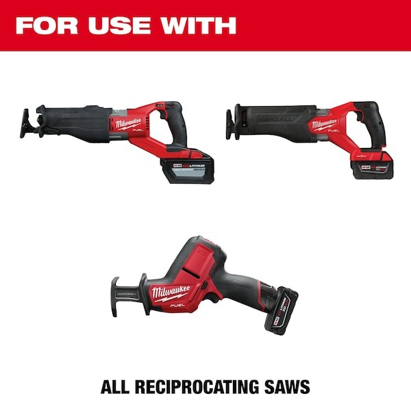 Milwaukee Tool 48-00-8026 9″ 5 Tpi The Ax Sawzall Blade (25 Pk)