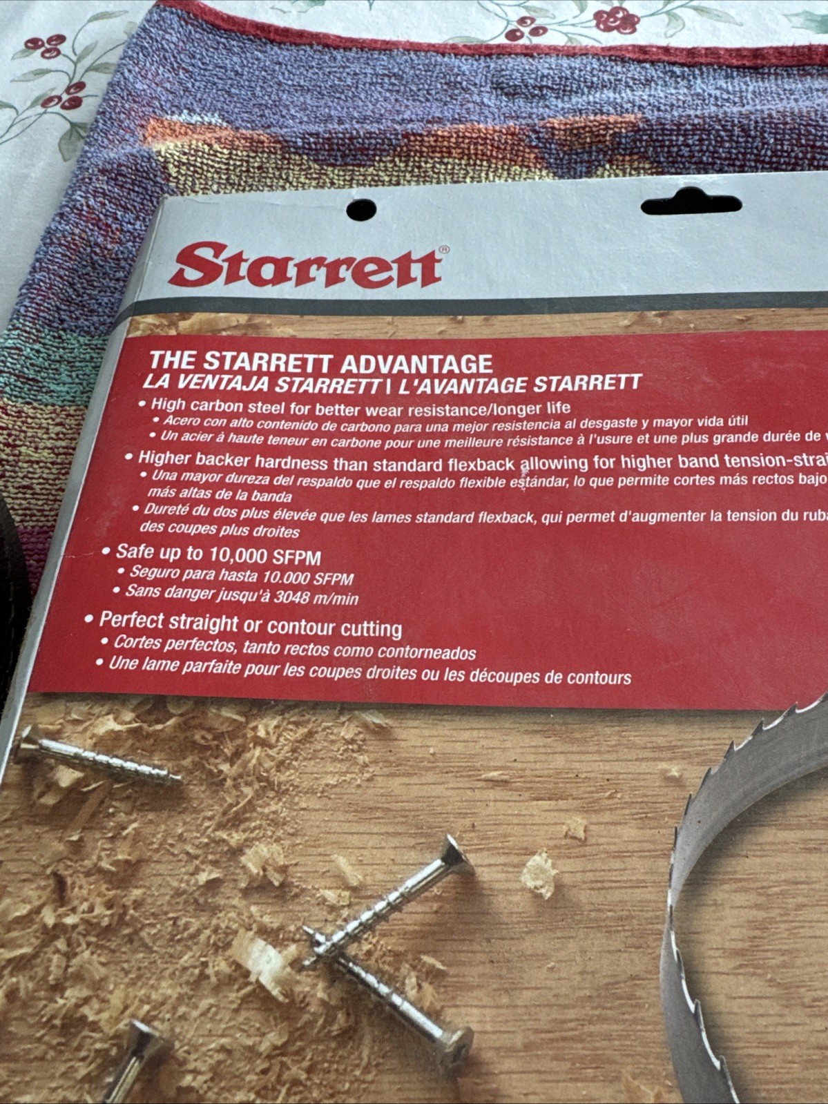 Starrett 93 1/2”x 1/2″ x .025″ TPI 4 Wood Delta 93 1/2”x 1/8” X .020 TPI 14 Plus