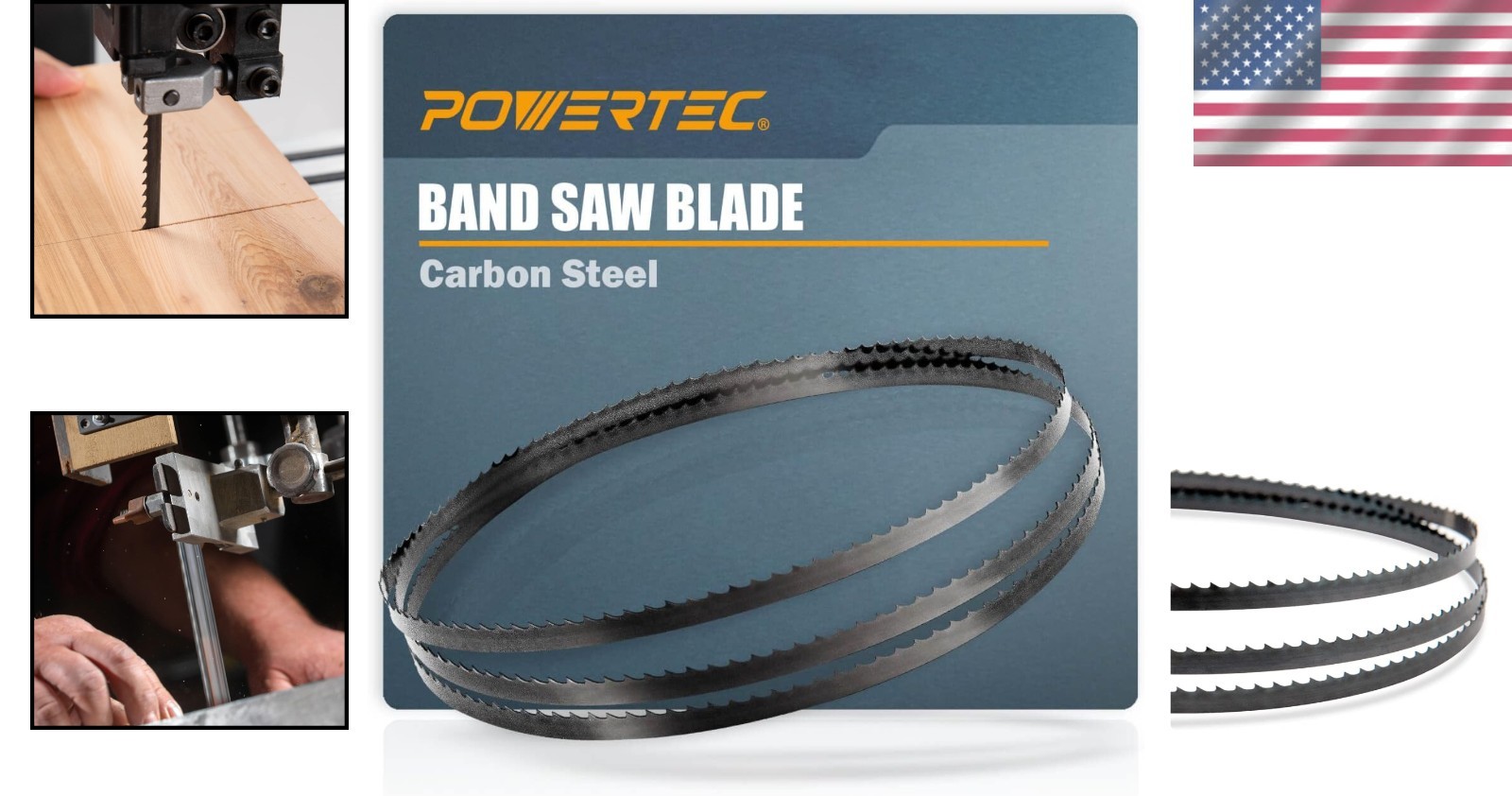 Precision Cutting Bandsaw Blades 1/8″ x 14 TPI – 59.5″ Length for Woodworkers