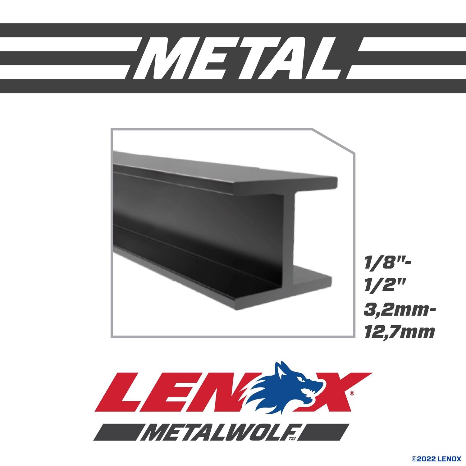Lenox 201789114R 14 TPI Bi-Metal Straighter Cuts Reciprocating Saw Blade 9 in.