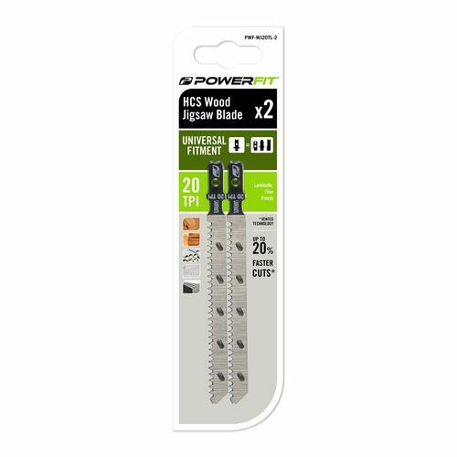 PowerFit 20TPI Laminate Jigsaw Blade – 2 Pack – in stock
