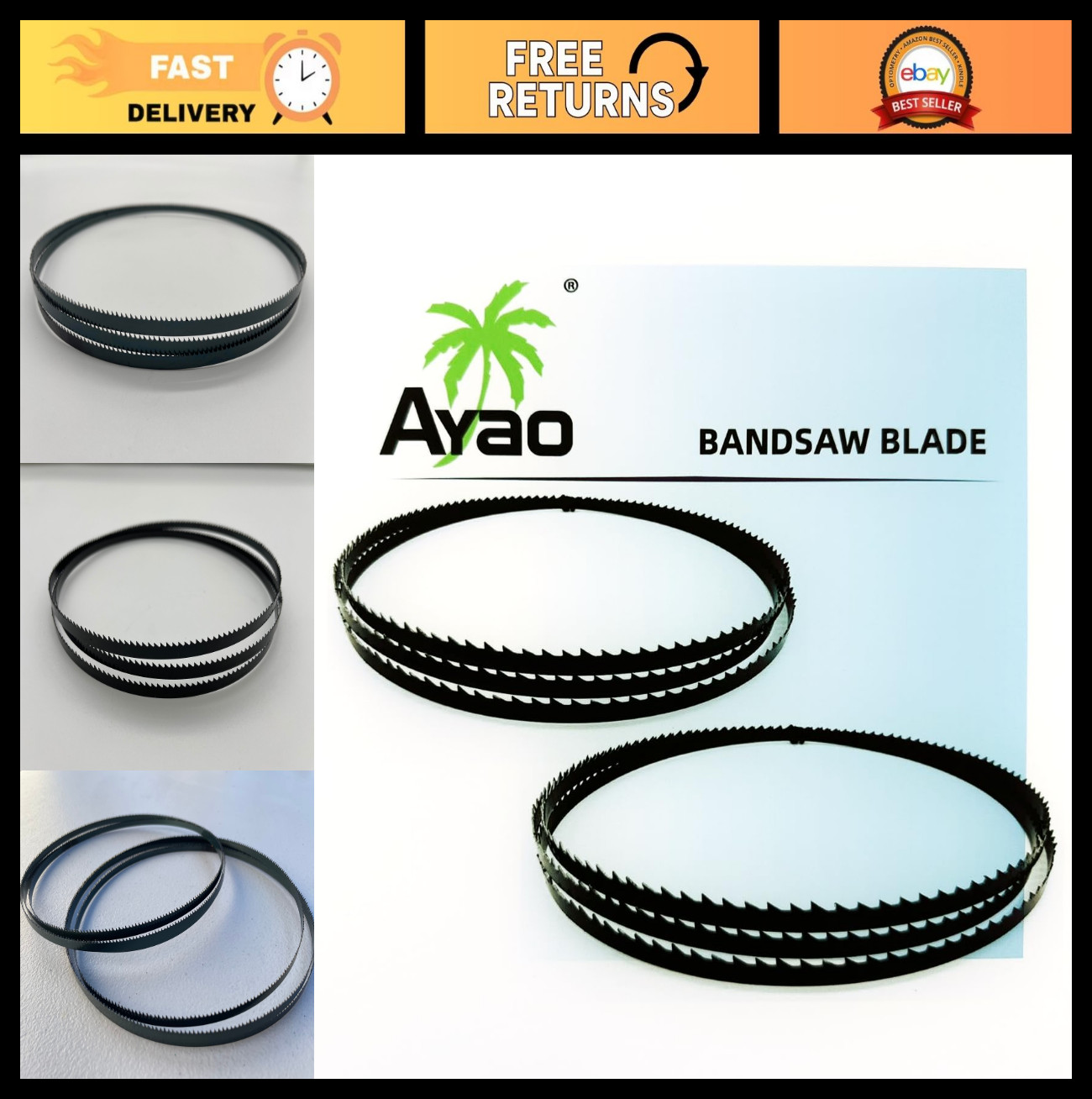 72-Inch Band Saw Blade 1/4-Inch 14TPI – Durable 2-Pack for Woodworking & Metal C