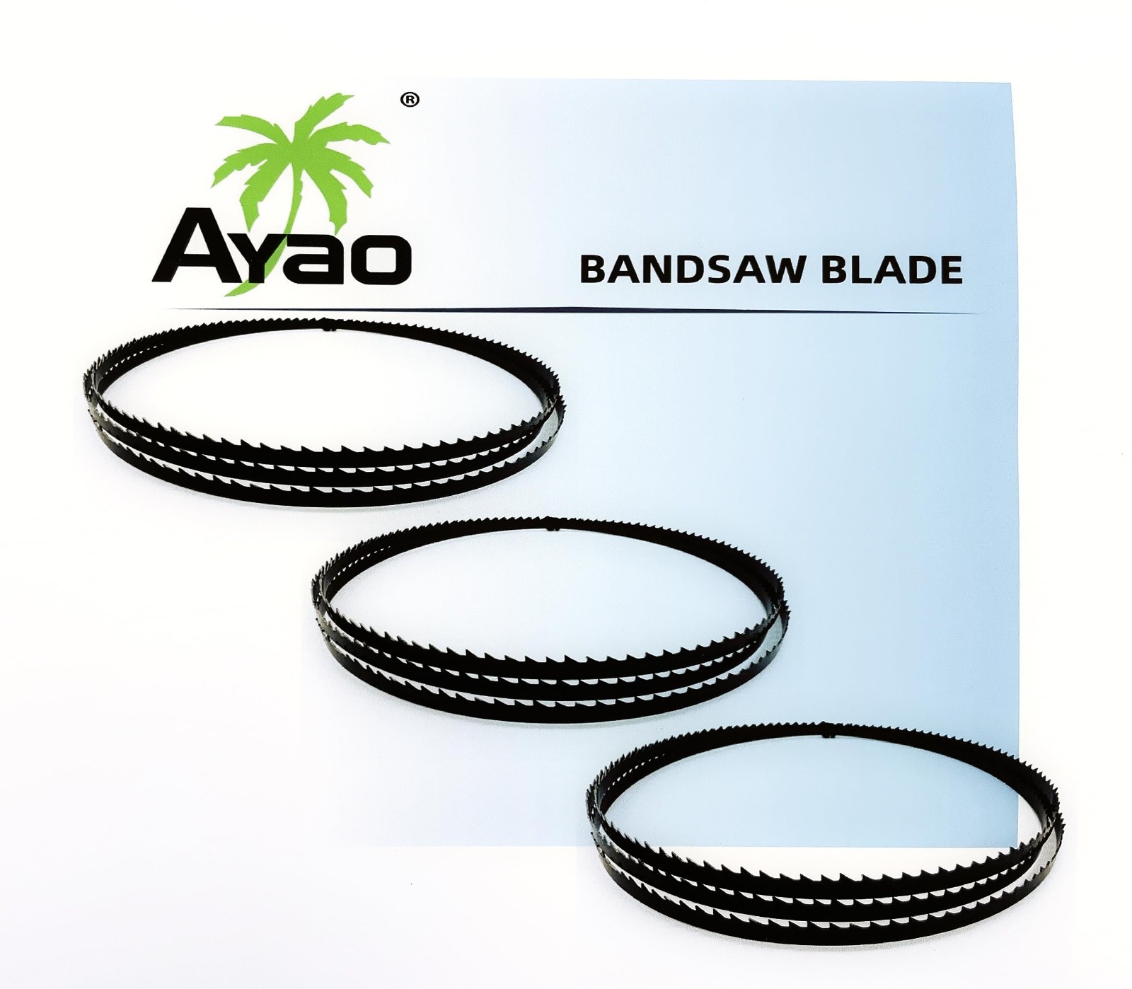 72″ Bandsaw Blades Assortment (1/8″, 1/4″, 3/8″) for 10″ & 11″ Band Saws – 3PK