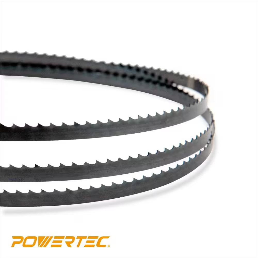 72 In. X 1/4 In. X 14 TPI High Carbon Steel Band Saw Blades for Wen 3962 and Del