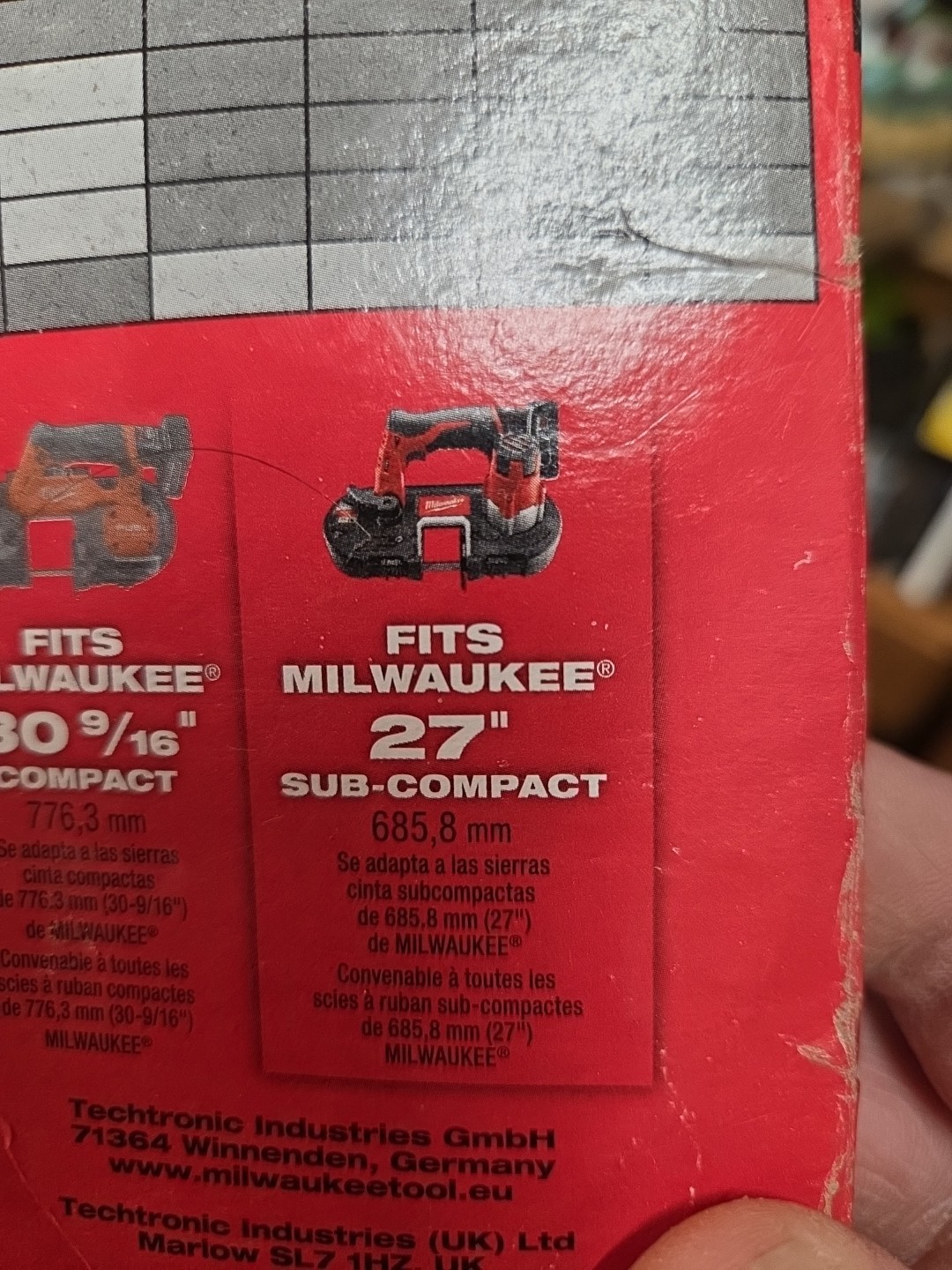 Milwaukee 48-39-0711 27″ 12/14 TPI Extreme Thin Metal Bandsaw Blades 3-Pk USA